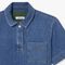 قميص بولو جينز خفيف الوزن وواسع Oversized Lightweight Denim Polo Shirt - CF0051-00-36L
