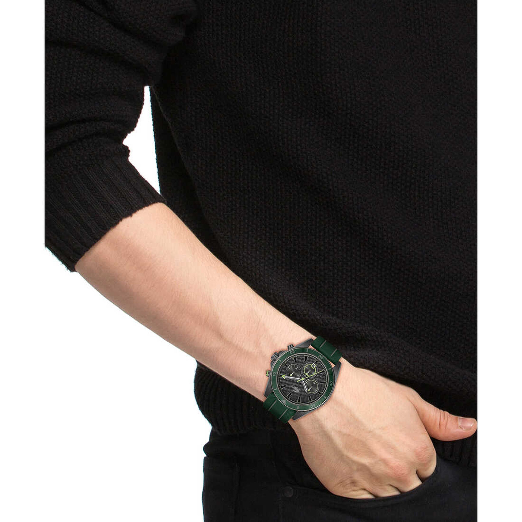 ساعة لاكوست مينسيل للرجال Men Non-metal Watch - 2011363-GRN