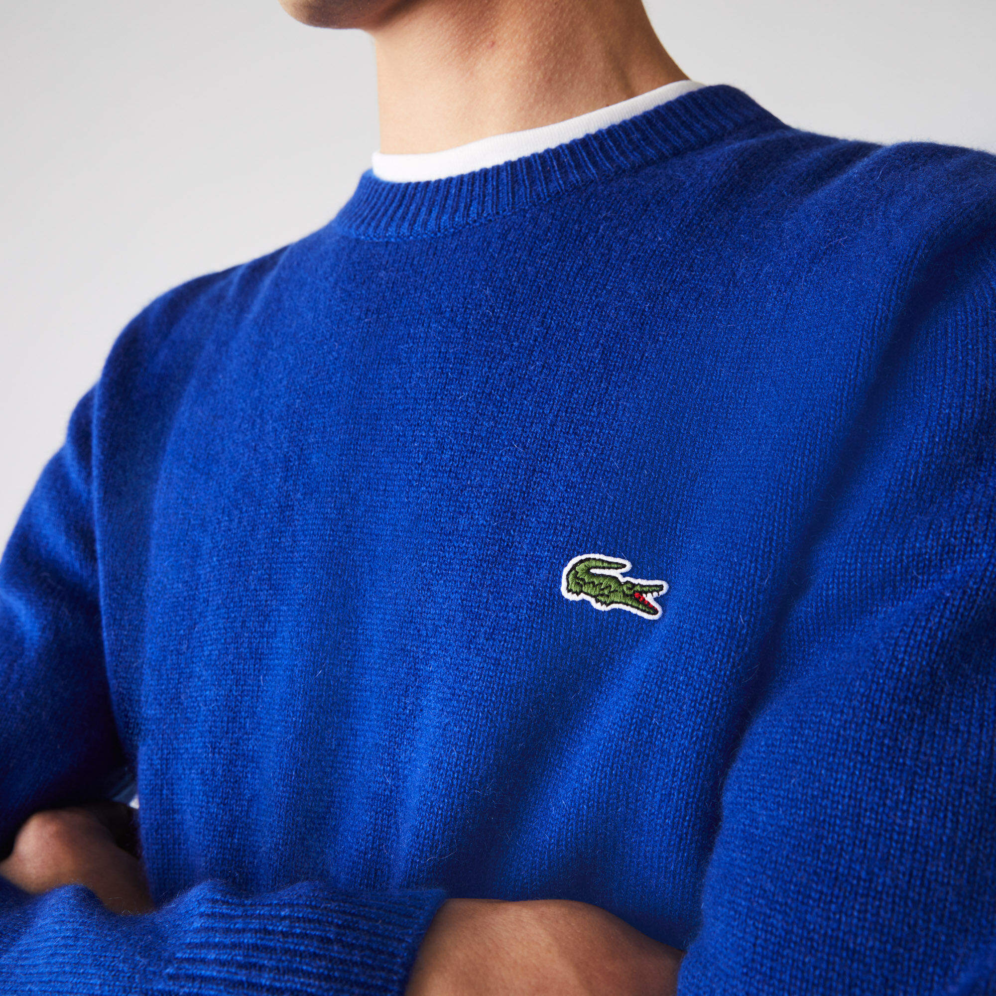 Crew Neck Cashmere Sweater | Lacoste AE
