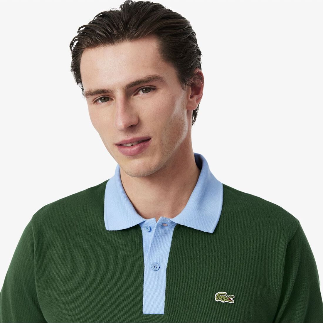 Classic Fit Contrast Collar L.12.12 Polo Shirt Classic Fit Contrast Collar L.12.12 Polo Shirt - PH9879-00-DQA