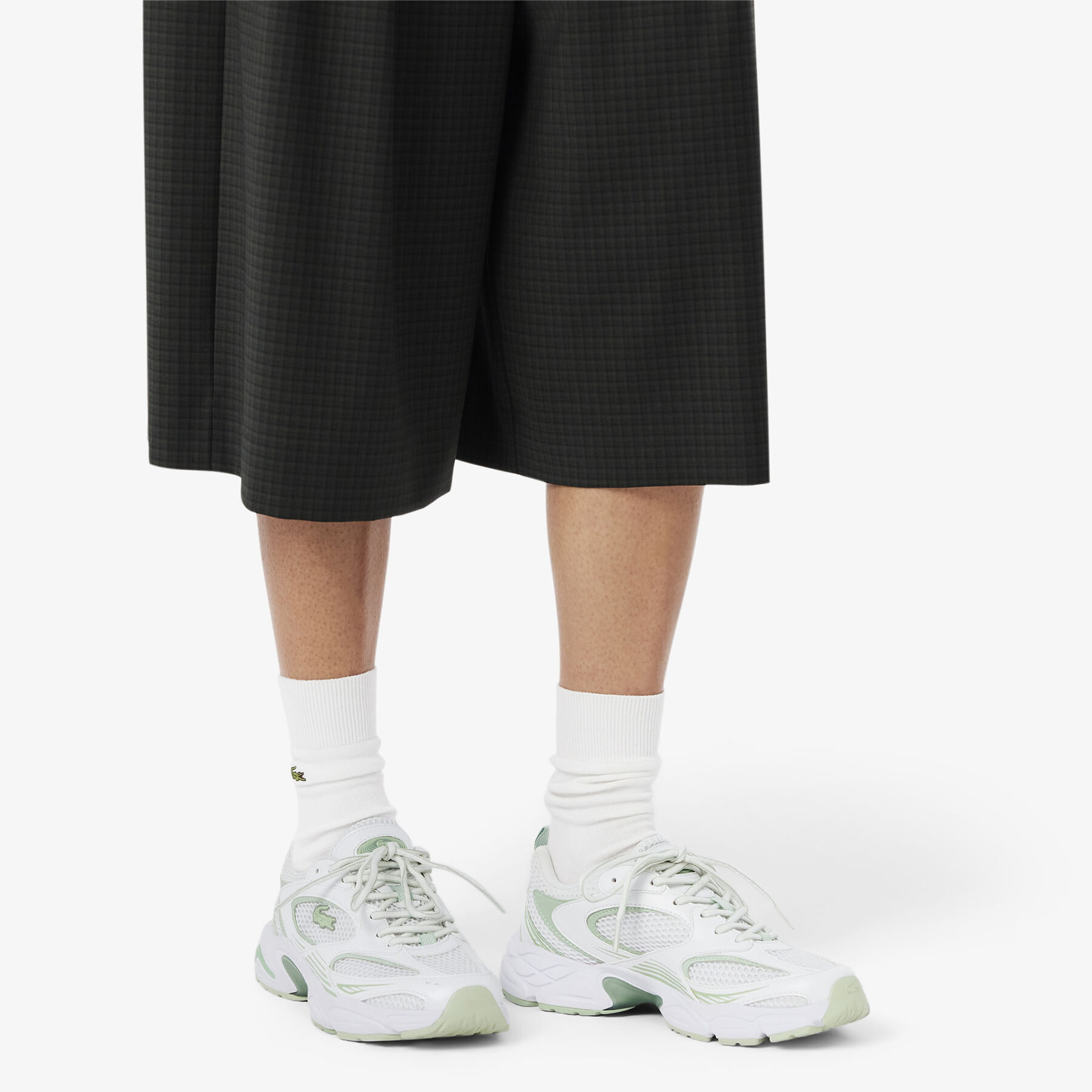 lacoste women s storm 96 2k leather sneakers