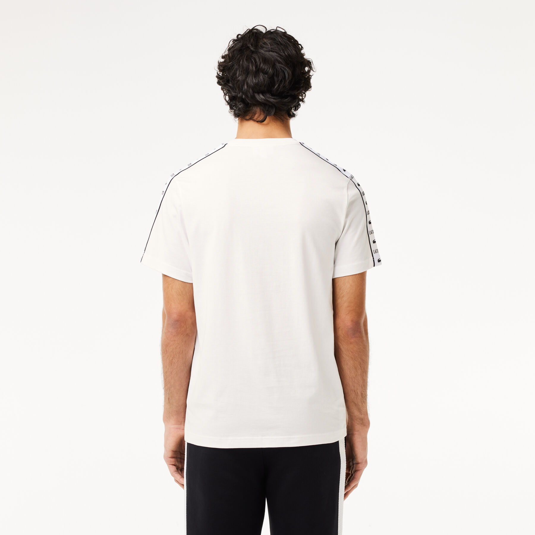 Cotton Jersey Logo Stripe T-shirt Cotton Jersey Logo Stripe T-shirt - TH7404-00-001