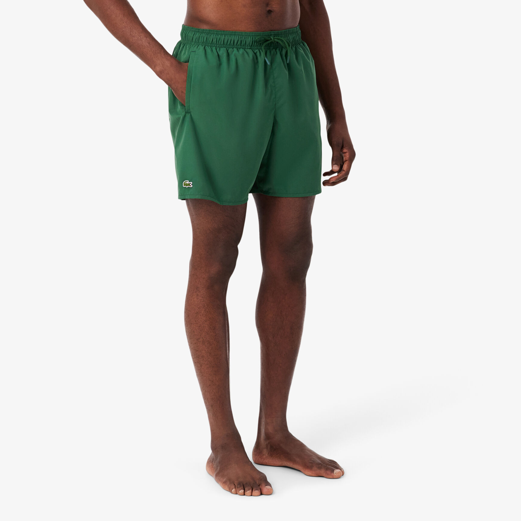 Mid Length Monochrome Swim Trunks Mid Length Monochrome Swim Trunks - MH9088-00-S30