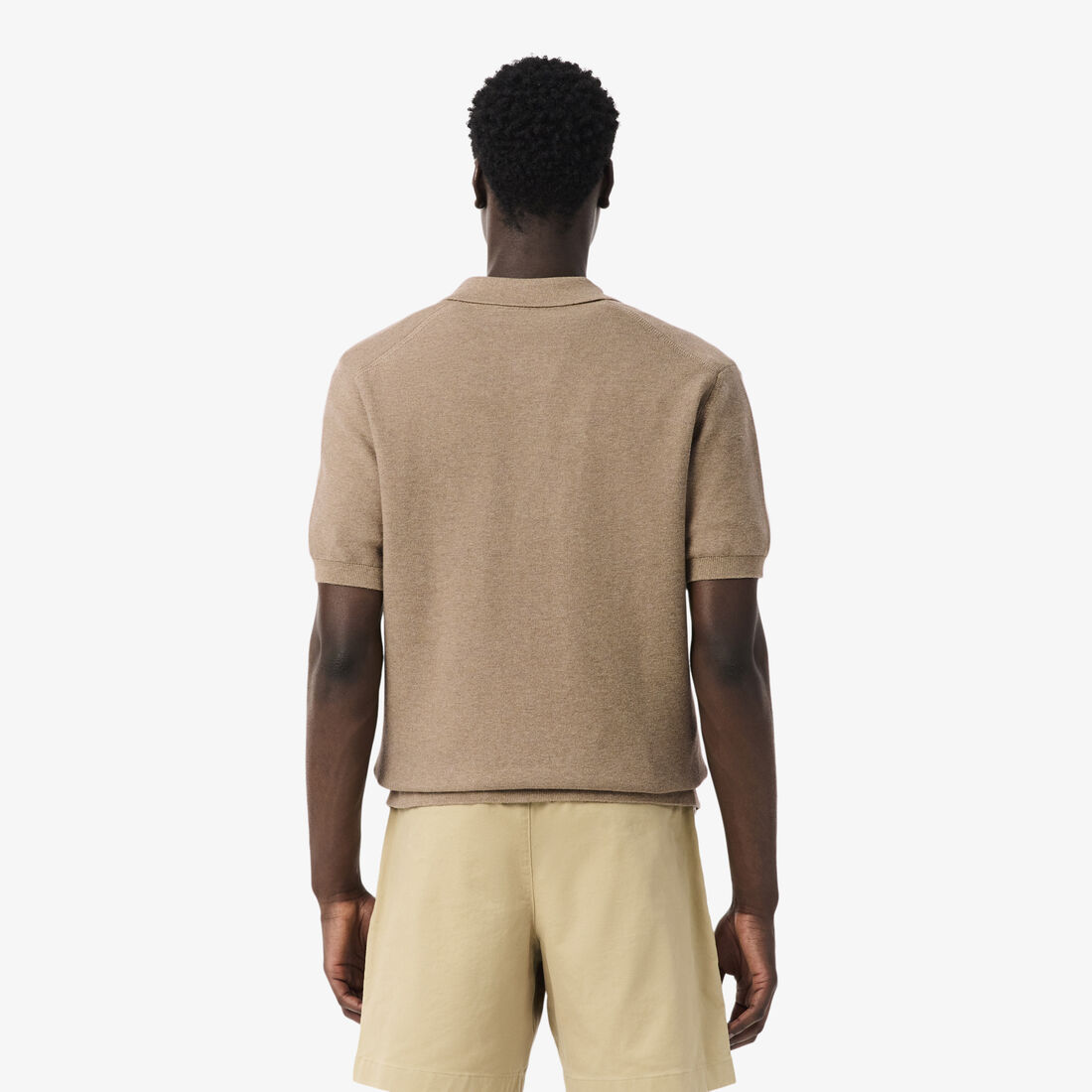 قميص بولو محبوك بقصة كلاسيكية Classic Fit Knitted Polo Shirt - AH1043-00-GE2