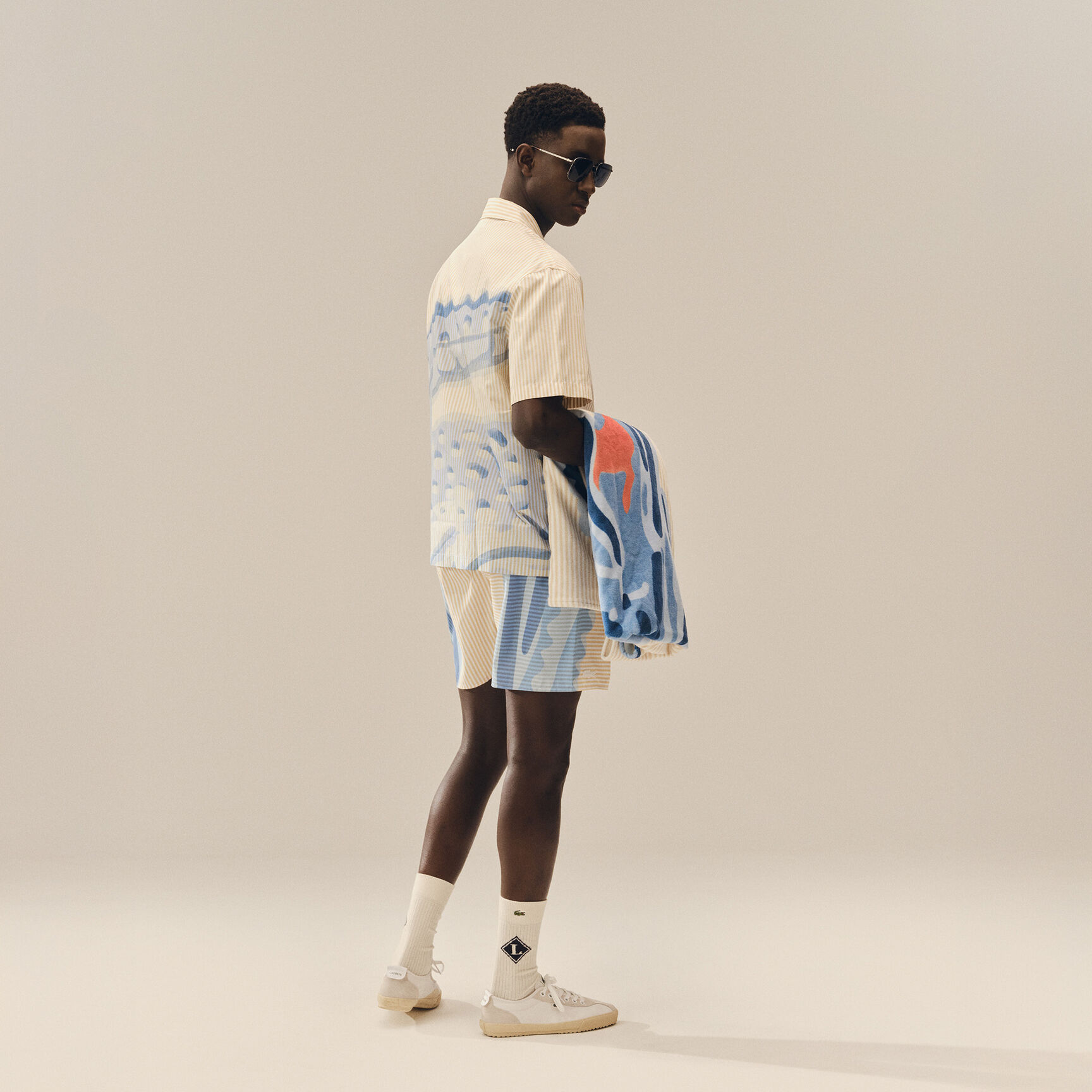Relaxed Fit Striped Crocodile Shirt - CH1995-00-3IY