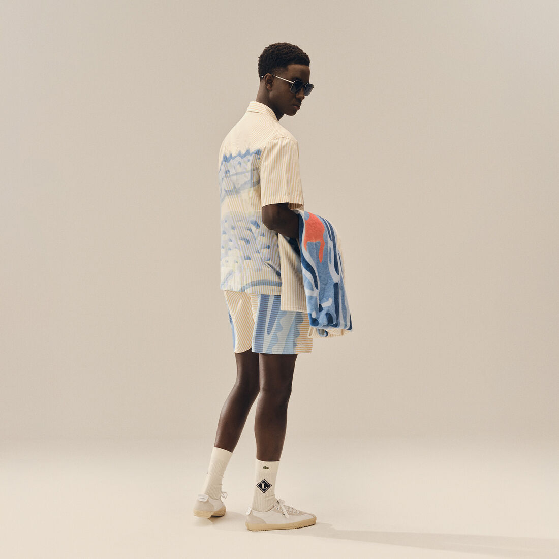 Relaxed Fit Striped Crocodile Shirt Relaxed Fit Striped Crocodile Shirt - CH1995-00-3IY