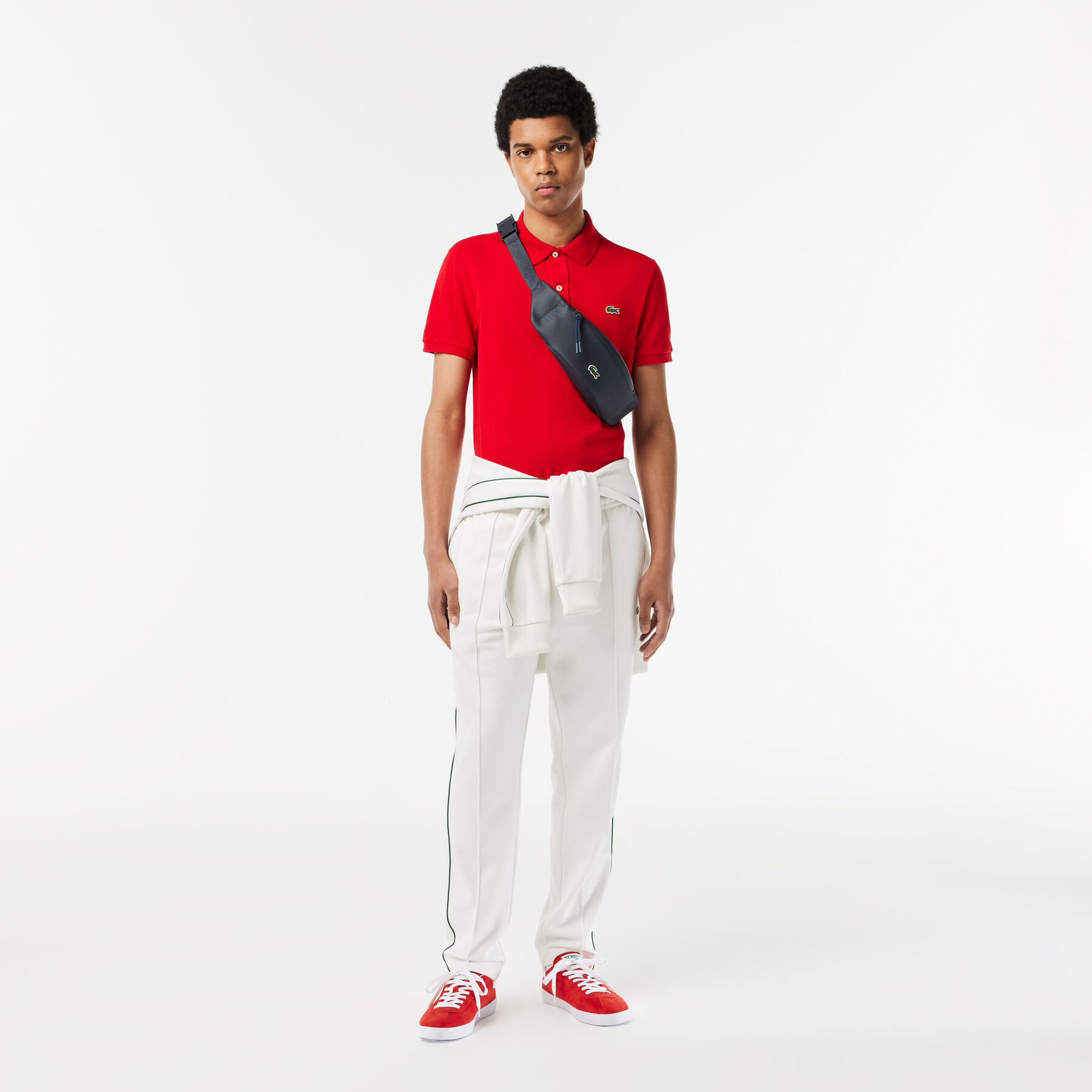lacoste lcst zipped belt bag
