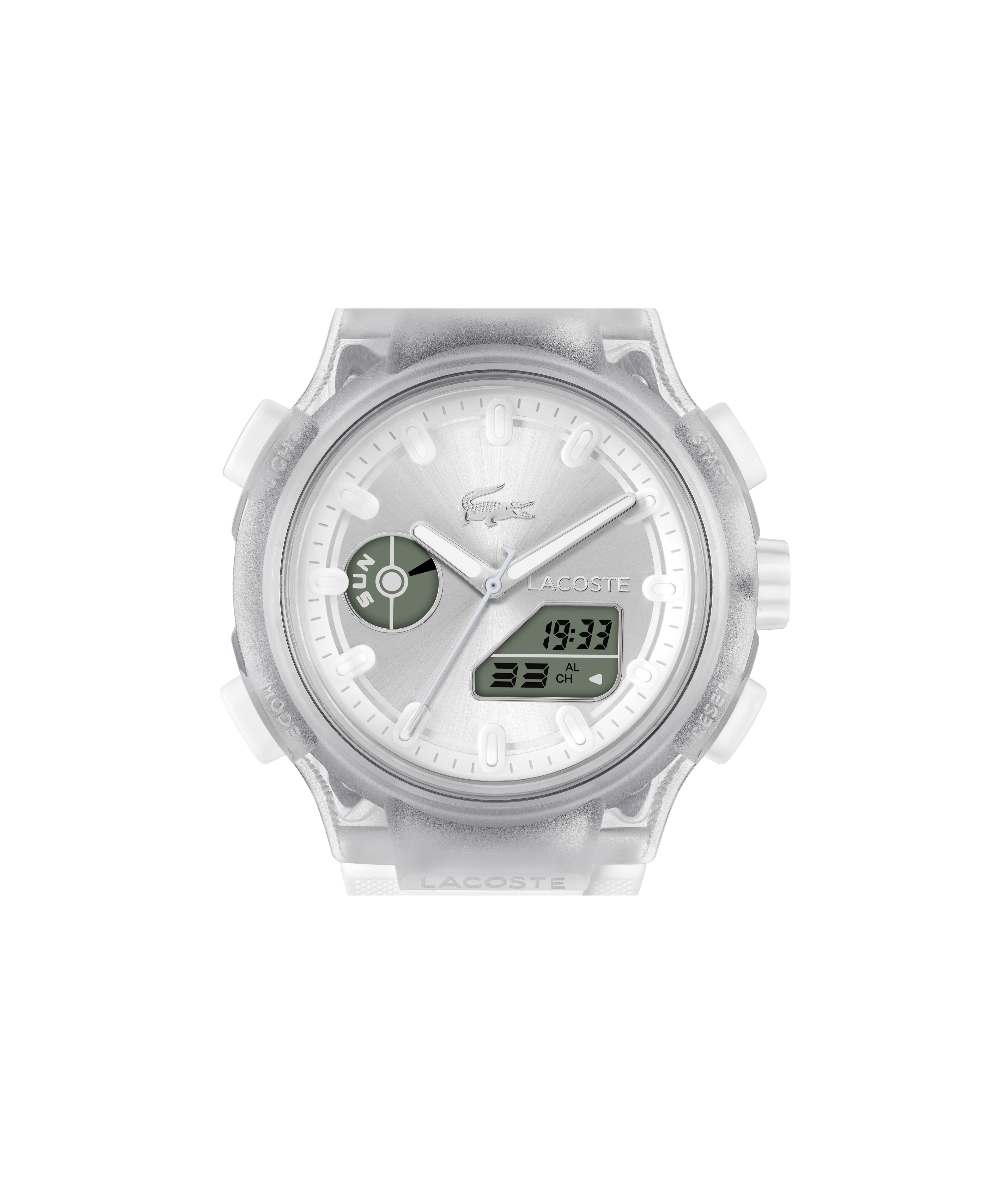 White Silicone Strap Women's Watch