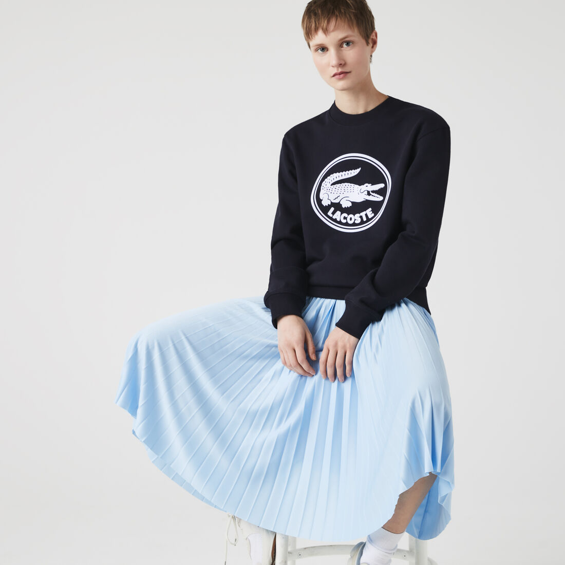 Unisex 3D Logo Organic Cotton Fleece Sweatshirt Unisex 3D Logo Organic Cotton Fleece Sweatshirt