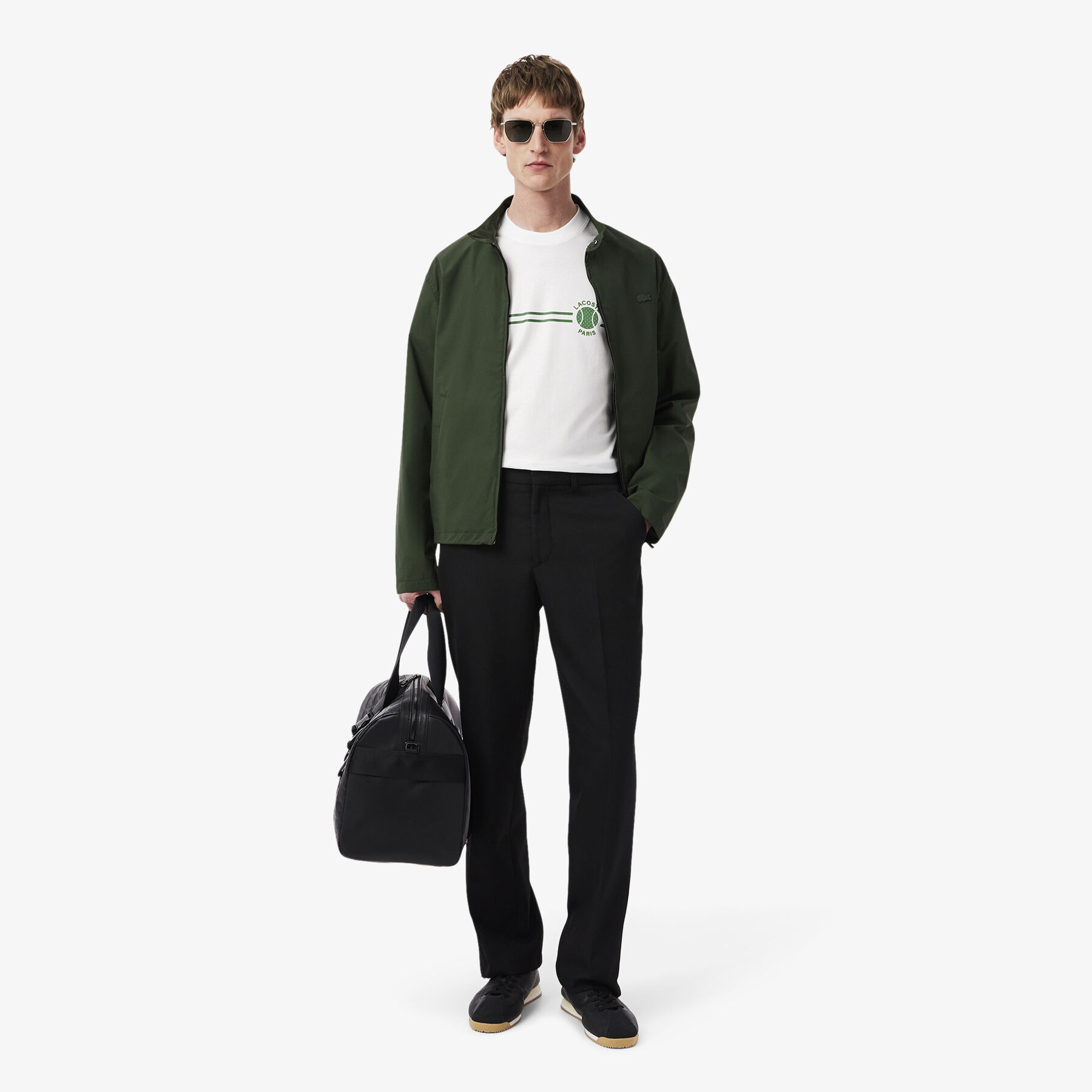 Printed Embroidered Cotton Jersey T-shirt lacoste printed embroidered cotton jersey t shirt