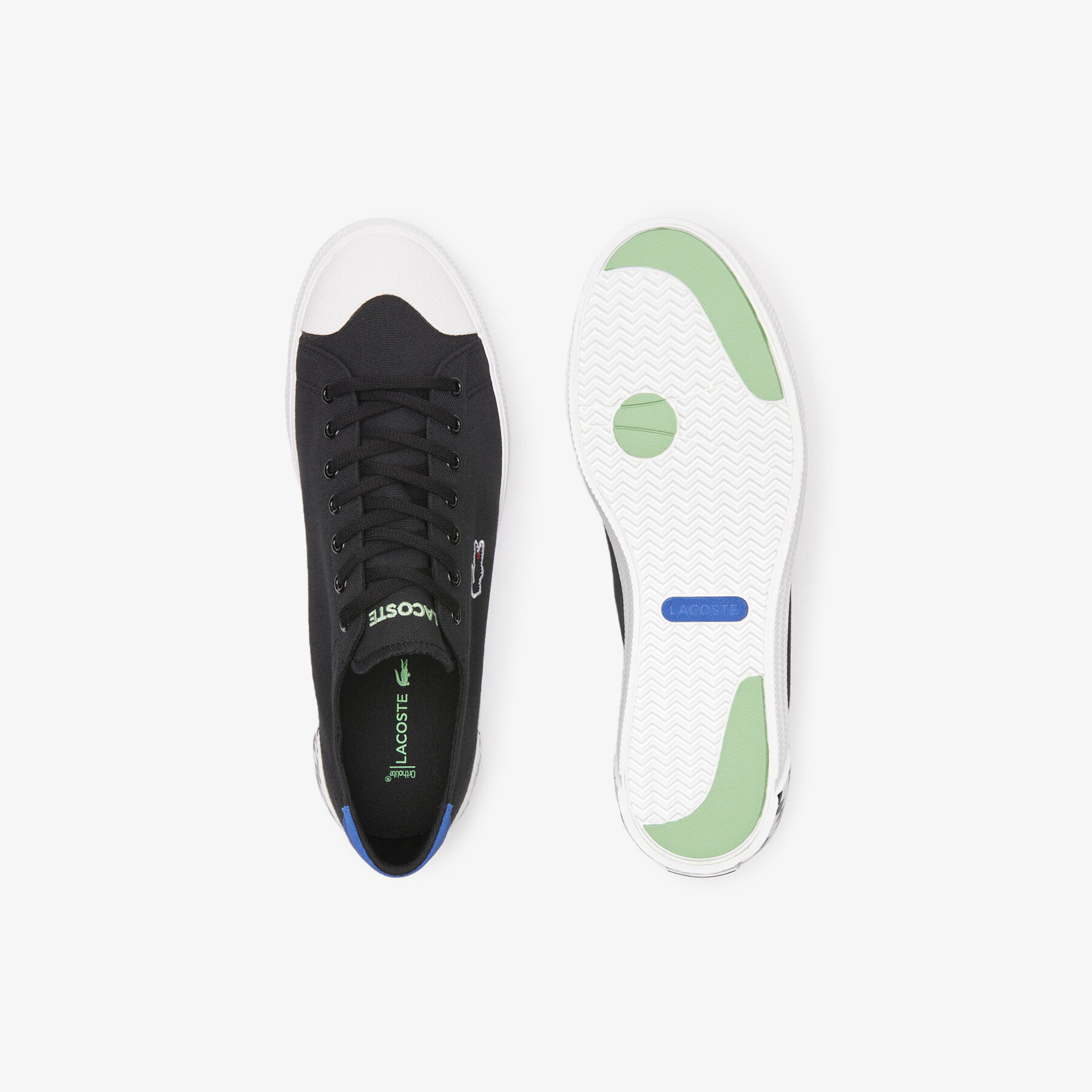 men s lacoste gripshot textile trainers