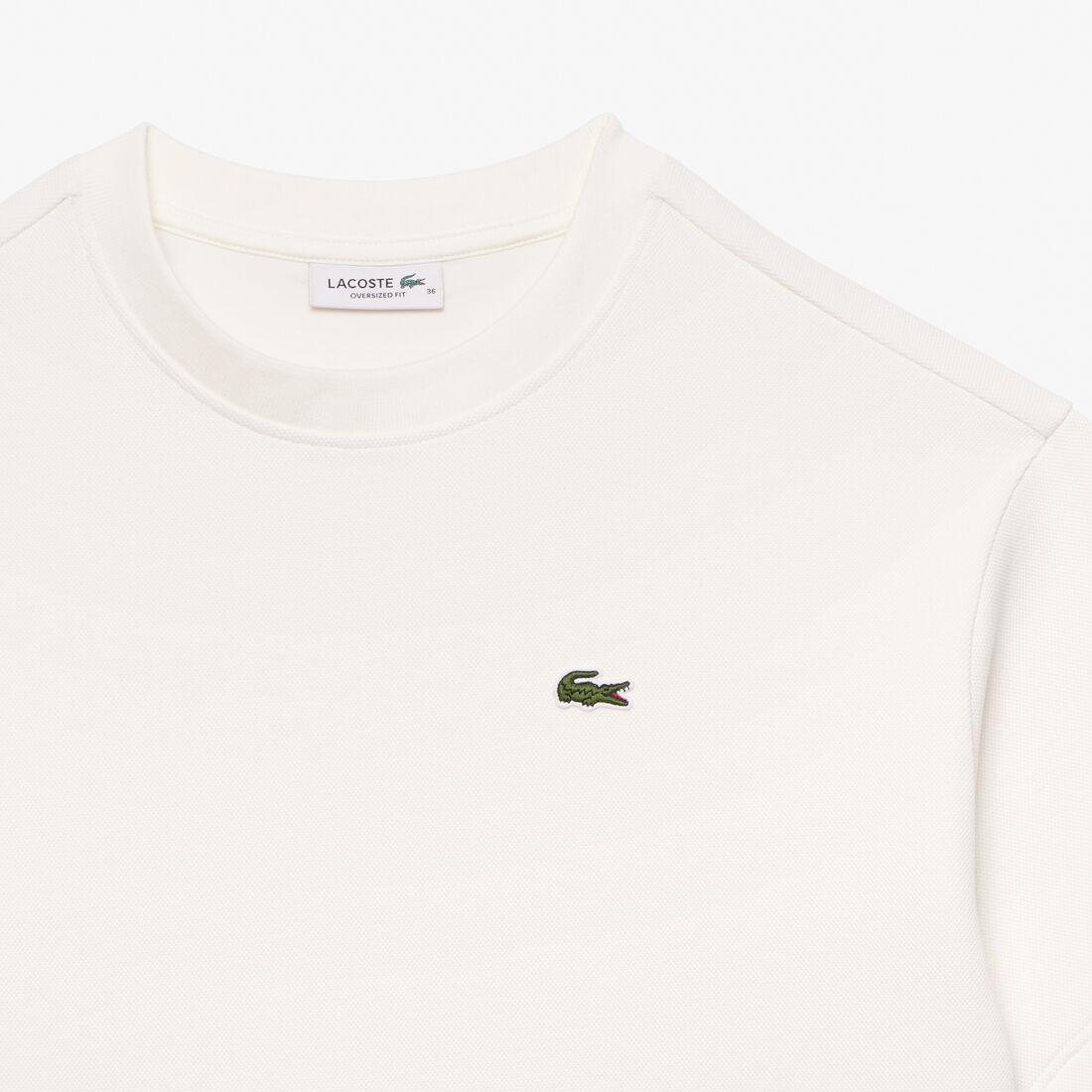 Oversized Double Face Pique T-shirt Oversized Double Face Pique T-shirt - TF7301-00-70V