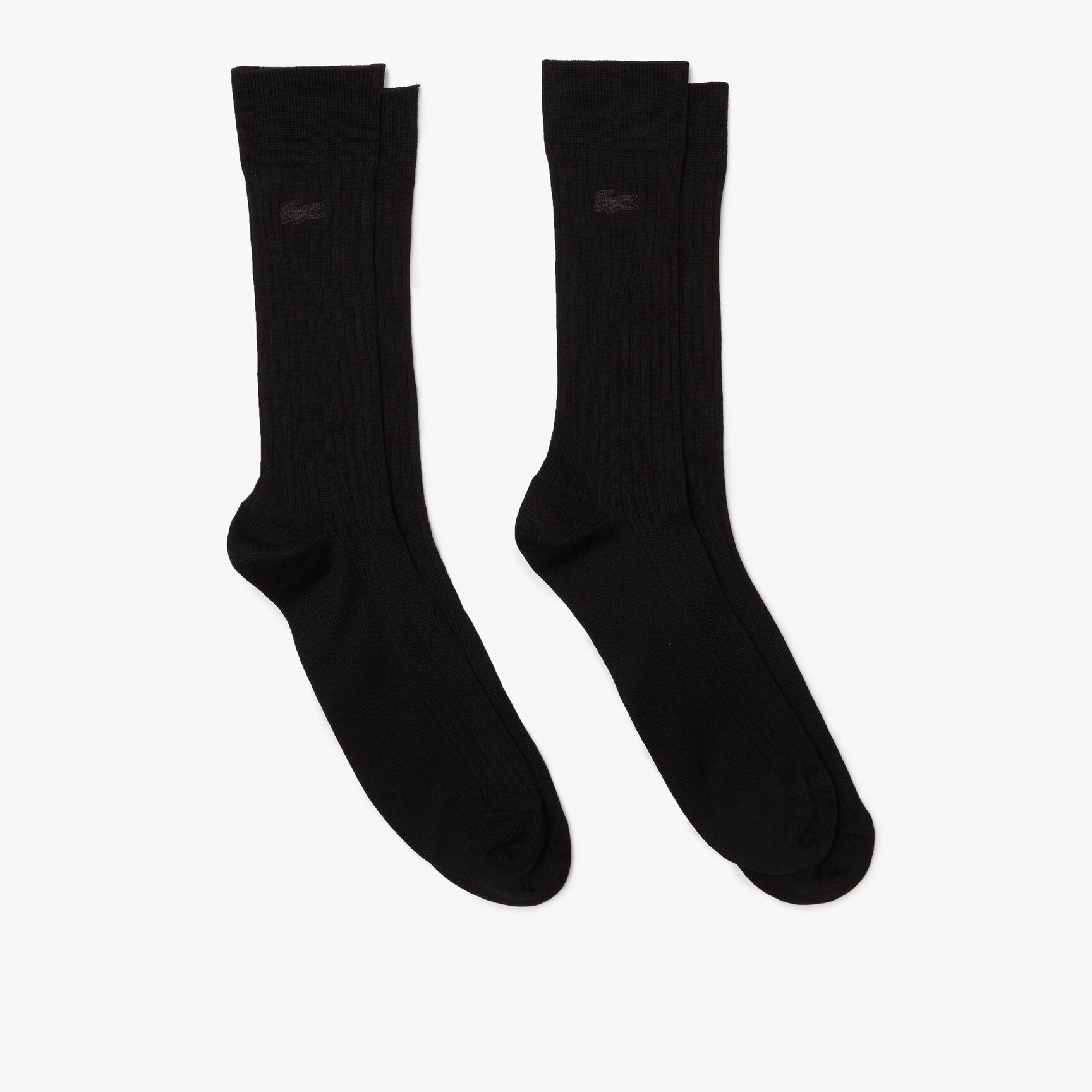 Unisex High-Cut Ribbed Cotton Socks Two-Pack - RA4262-00-031