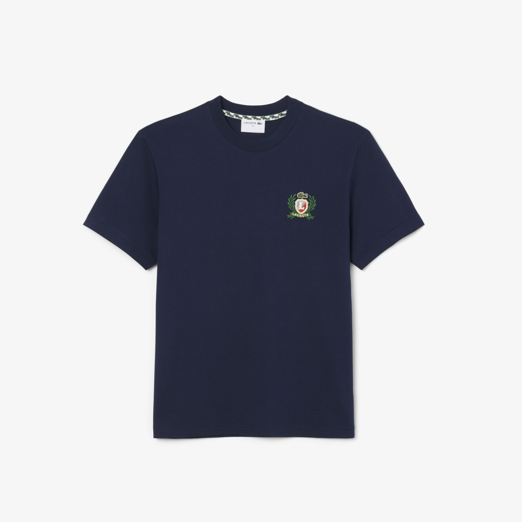 French Made Embroidered Badge T-shirt - TH0027-00-166