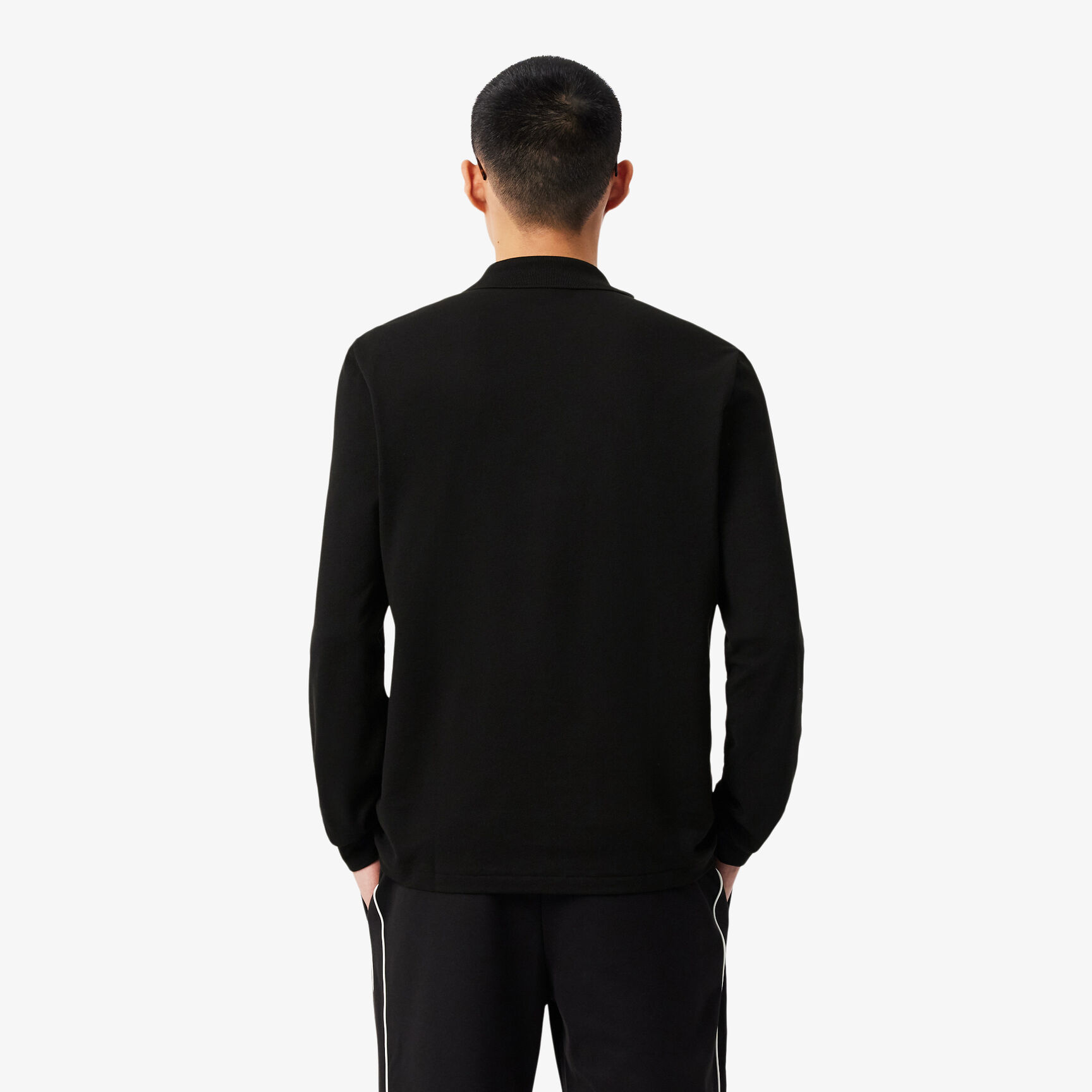 قميص بولو كلاسيكي بأكمام طويلة مقاس L.12.12 Classic Fit Long Sleeved L.12.12 Polo Shirt - L1312-00-031