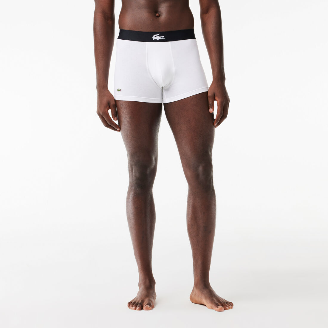 طقم بوكسر قطن مطاطي مزين بشعار الماركة، 3 قطع 3-pack Stretch Cotton Jersey Trunks - 5H2189-00-258