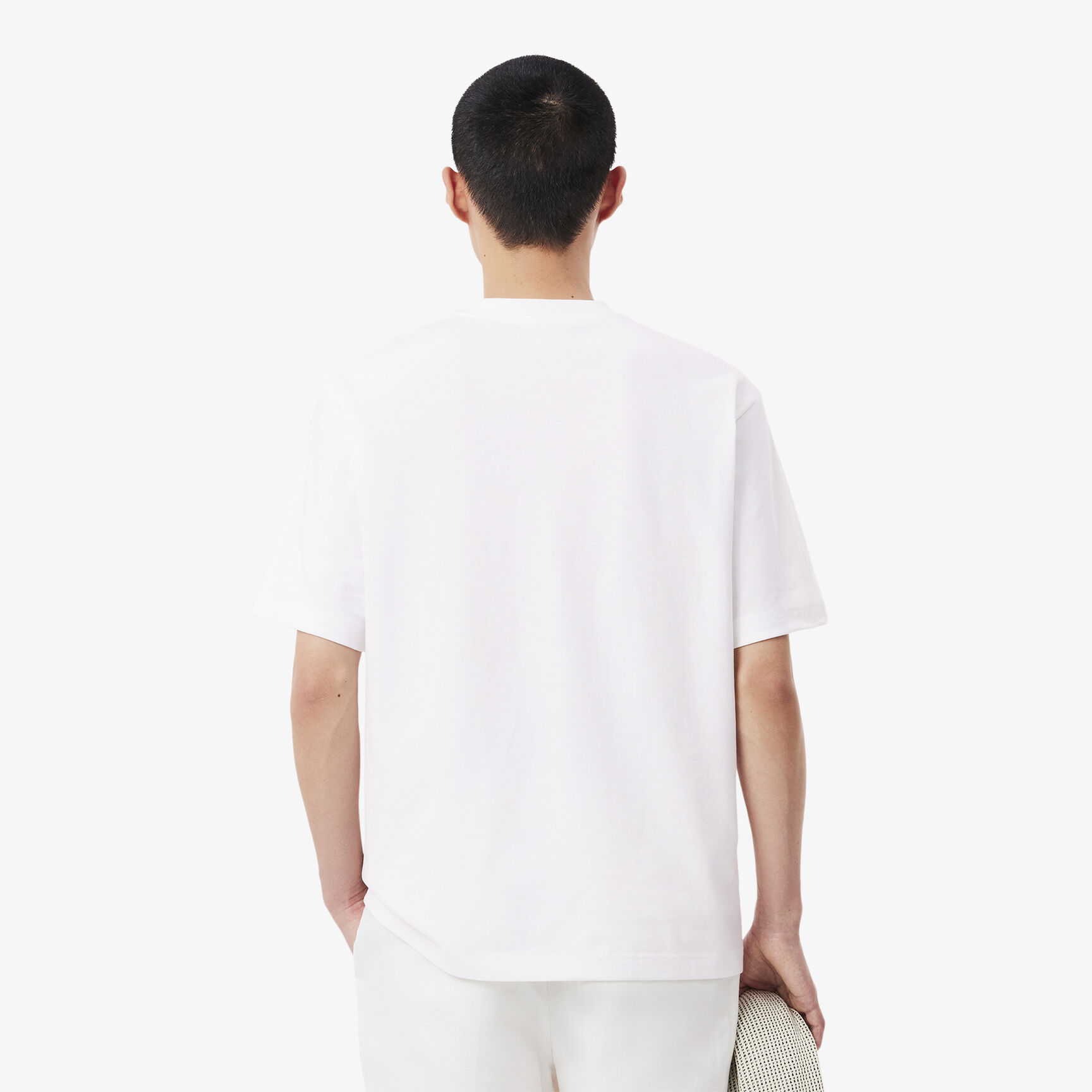 تي شيرت فضفاض من القطن الثقيل المطبوع Loose Fit Jersey Print T-shirt - TH2753-00-001