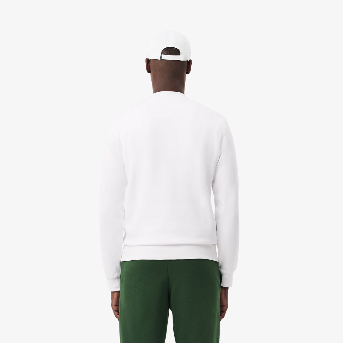 سترة الصوف المصقول Men's Lacoste Organic Brushed Cotton Jogger Sweatshirt - SH9608-00-001