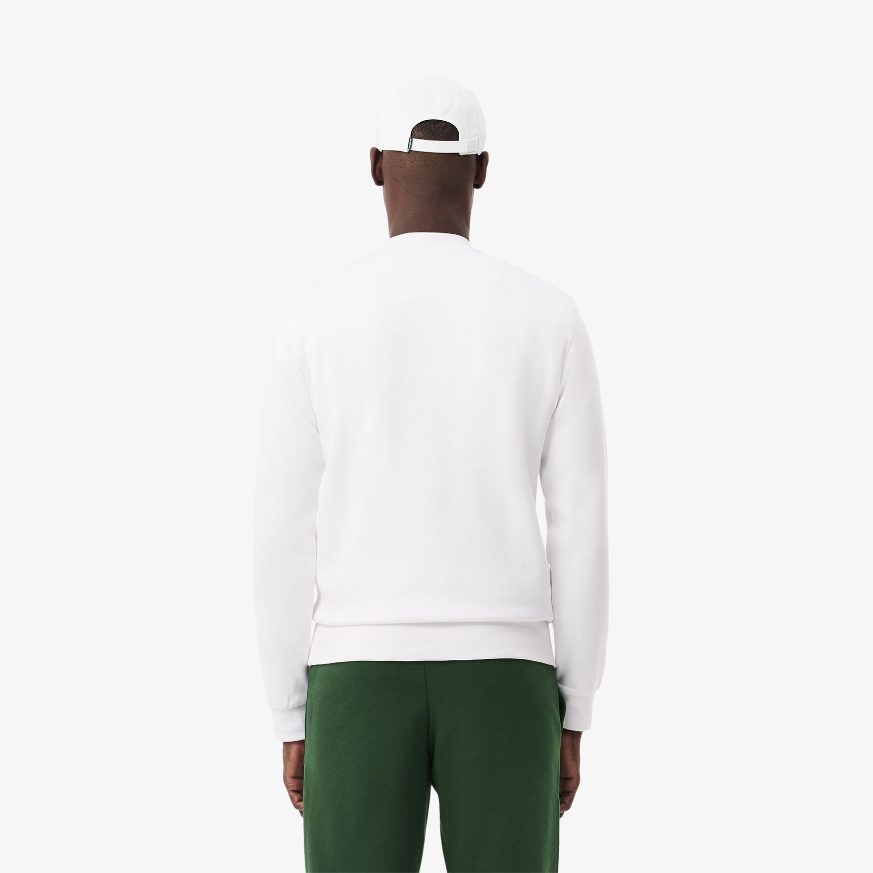 سترة الصوف المصقول Men's Lacoste Organic Brushed Cotton Jogger Sweatshirt - SH9608-00-001