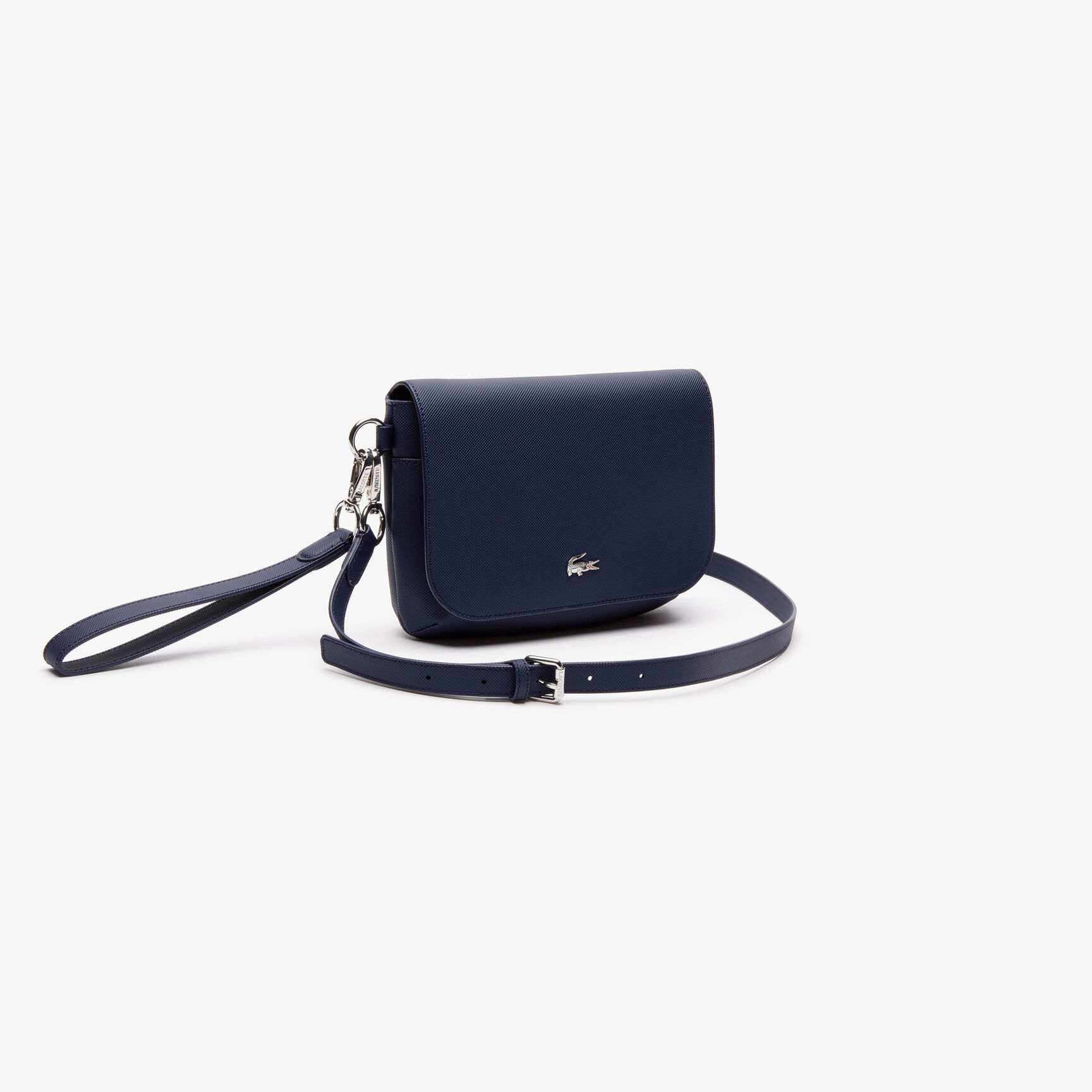 حقيبة كتف بقلاب من قماش البيكيه المغلف بالبلاستيك مجموعة Daily Classic للنساء حقيبة كتف بقلاب من قماش البيكيه المغلف بالبلاستيك مجموعة Daily Classic للنساء