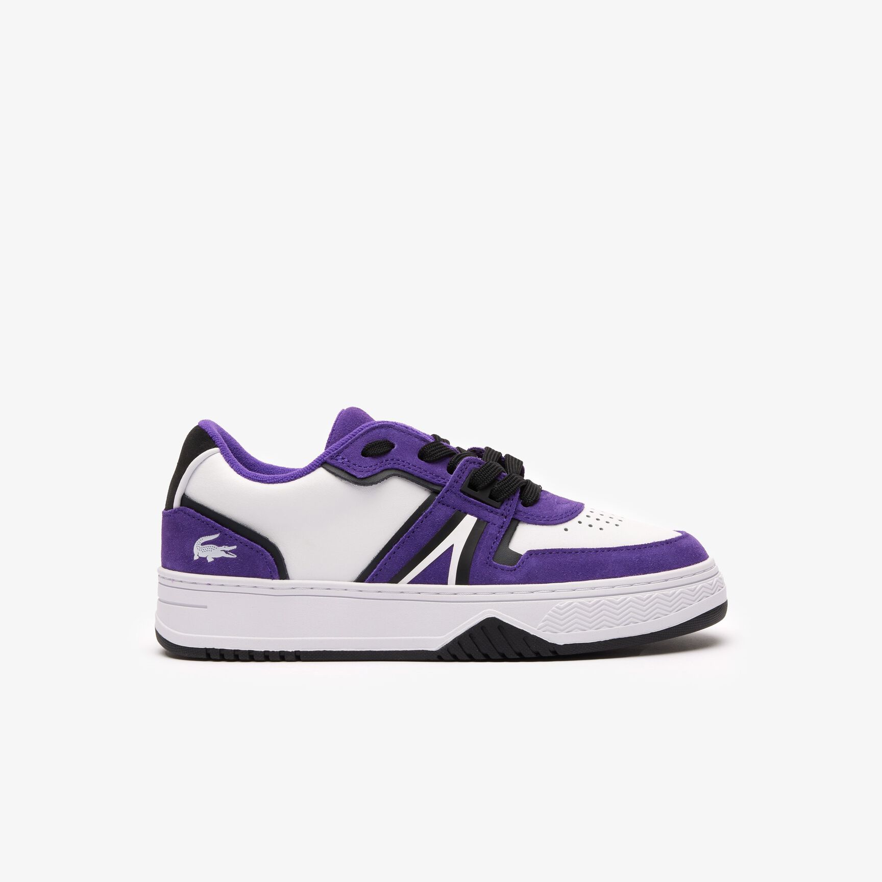 Women's L001 Coated Leather Trainers - 46SFA0044-1S6