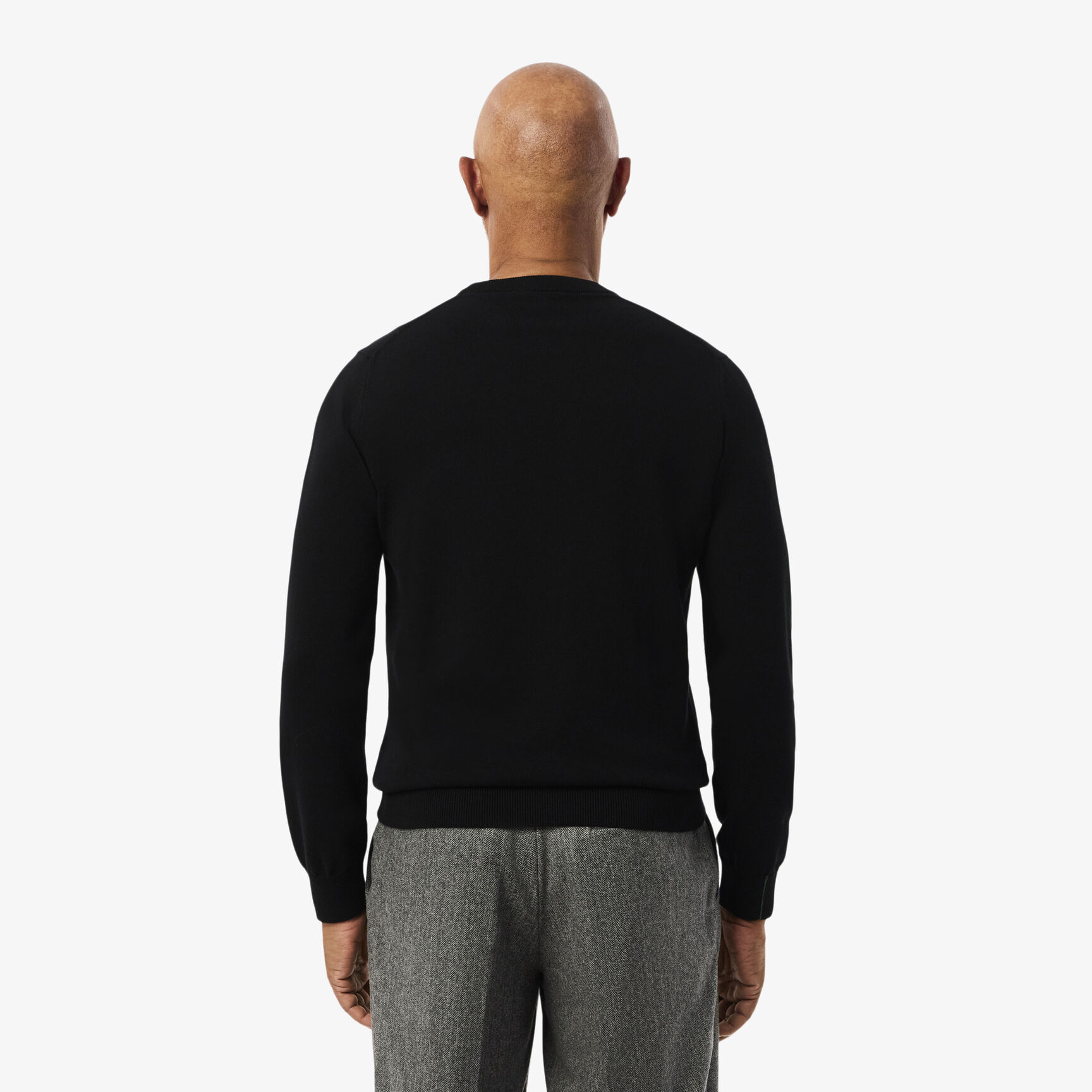 Monochrome Cotton Crew Neck Sweater - AH1985-00-031