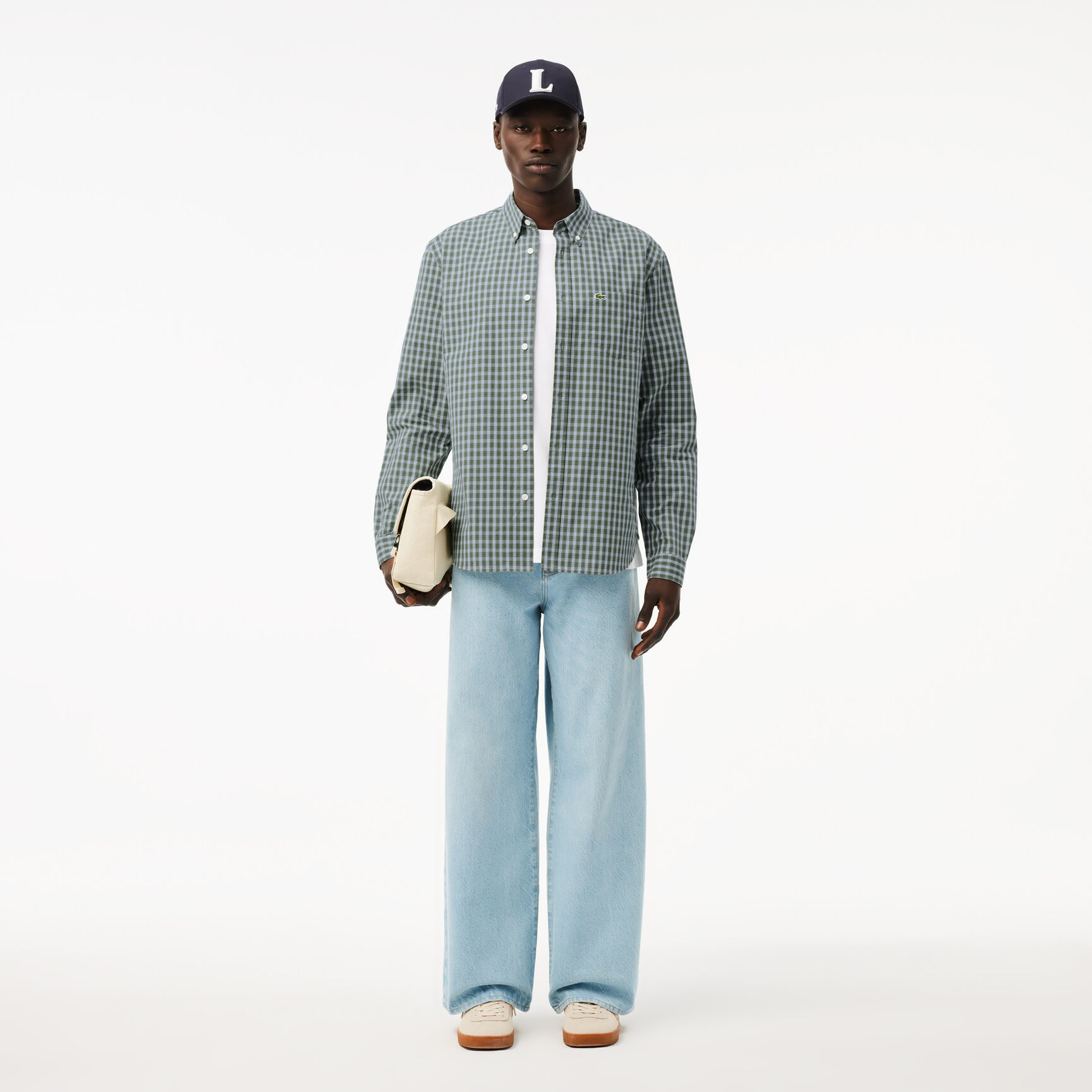 Checked Poplin Shirt - CH6981-00-IC3