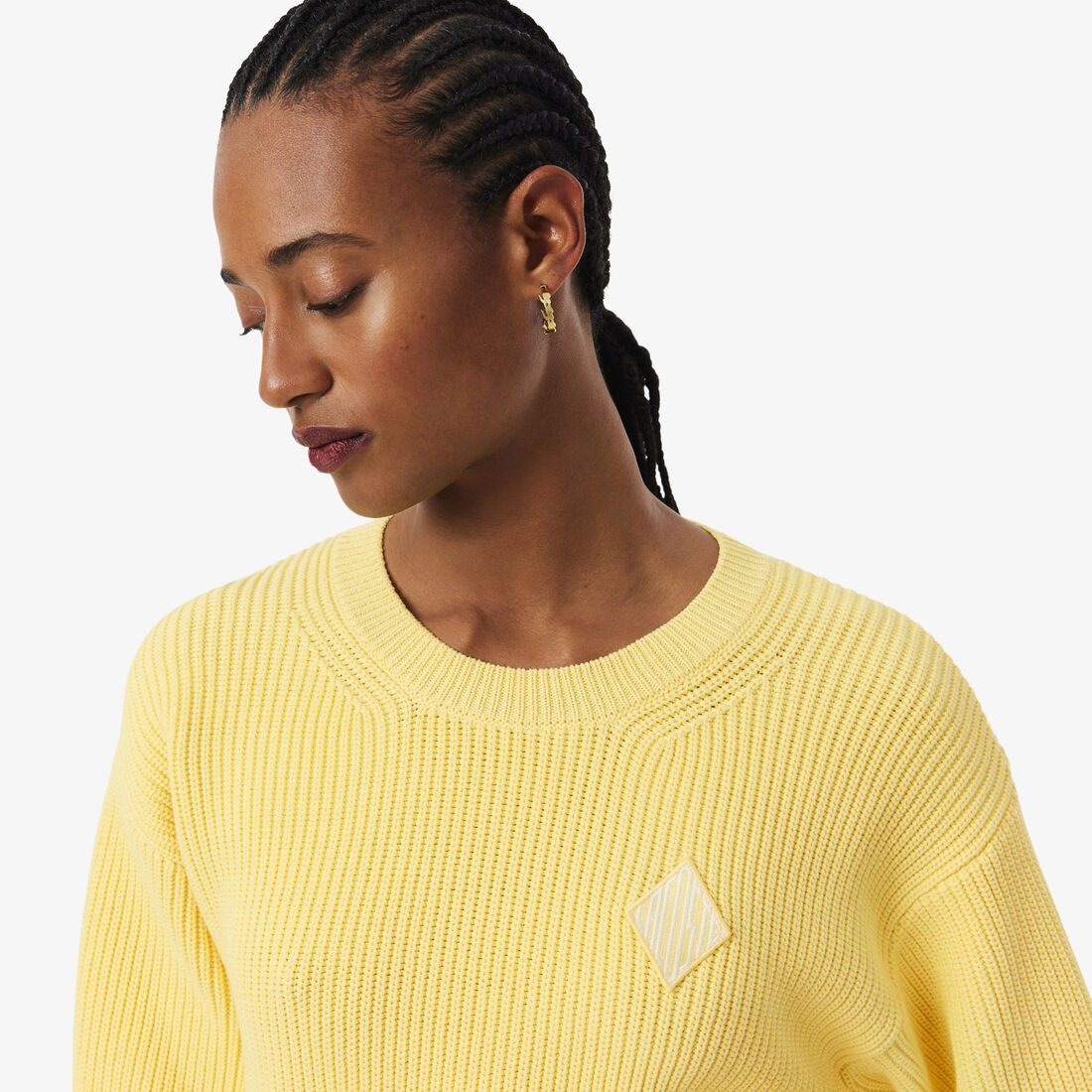 سترة قطنية برقبة دائرية Cotton Crew Neck Sweater - AF9860-00-107