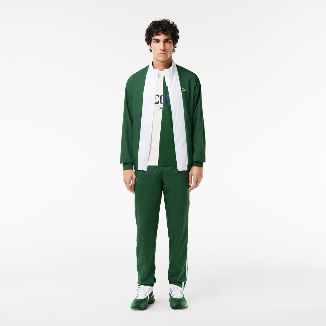 تيشيرت التنس لاكوست سبورت × دانييل ميدفيديف فائق الجفاف Lacoste Sport x Daniil Medvedev Ultra-Dry Tennis T-shirt - TH7538-00-737