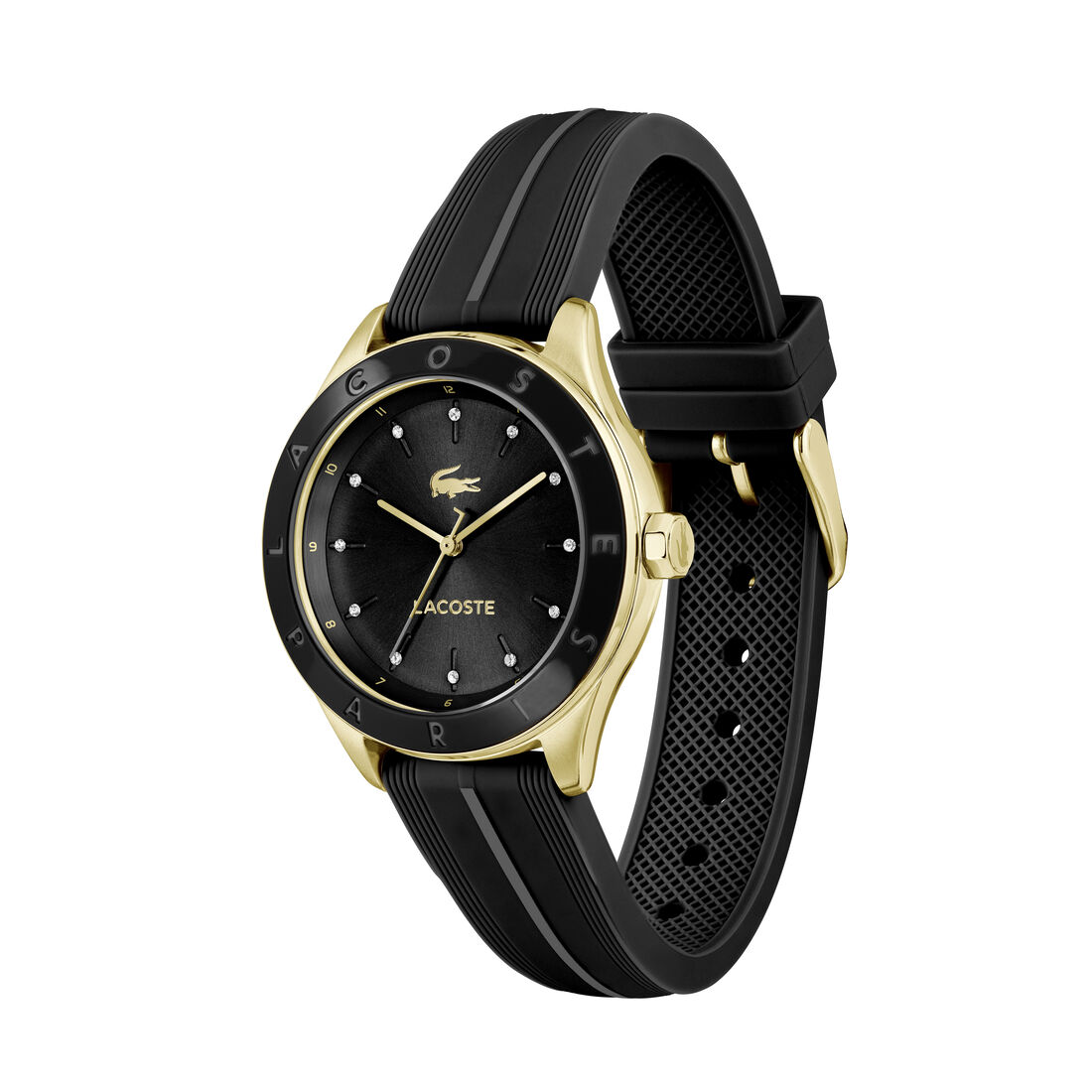 ساعة لاكوست بيلي النسائية بقرص أسود WATCH - 2001461-BLA