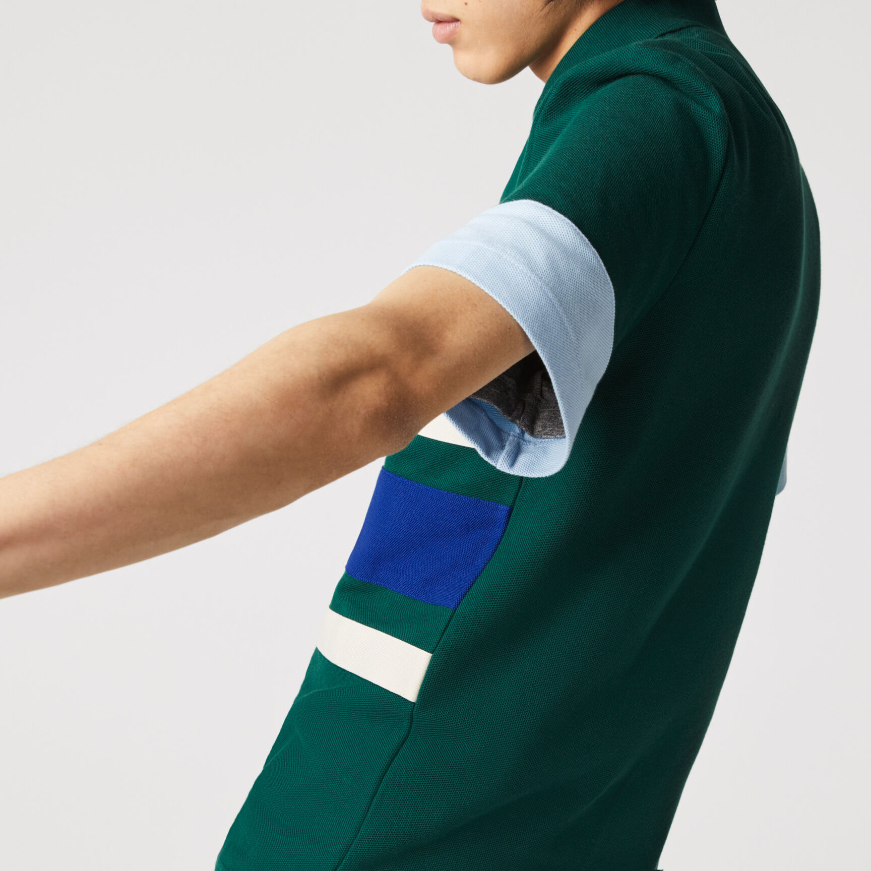 Men&rsquo;s Heritage Slim Fit Colorblock Cotton Piqu&eacute; Polo