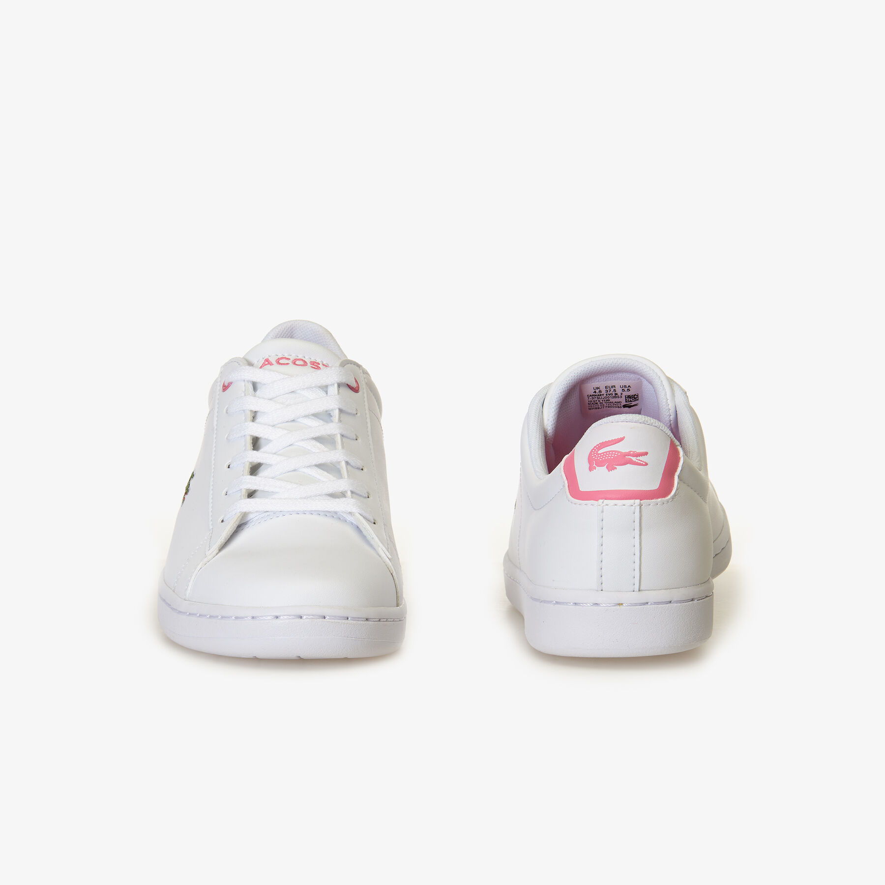 lacoste juniors  carnaby evo synthetic trainers
