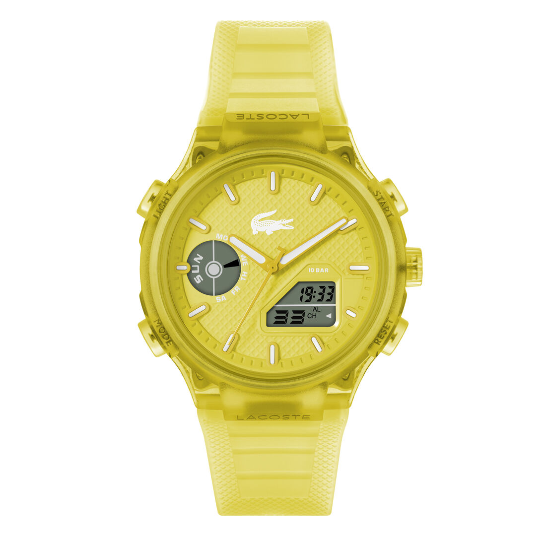 L33 Silicone Strap Watch - 2011430-YELLOW