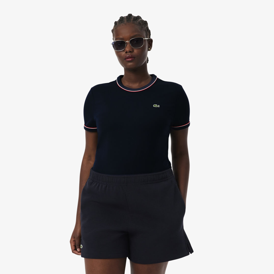 Contrast Trim Jersey T-shirt Contrast Trim Jersey T-shirt - TF5289-00-DB3