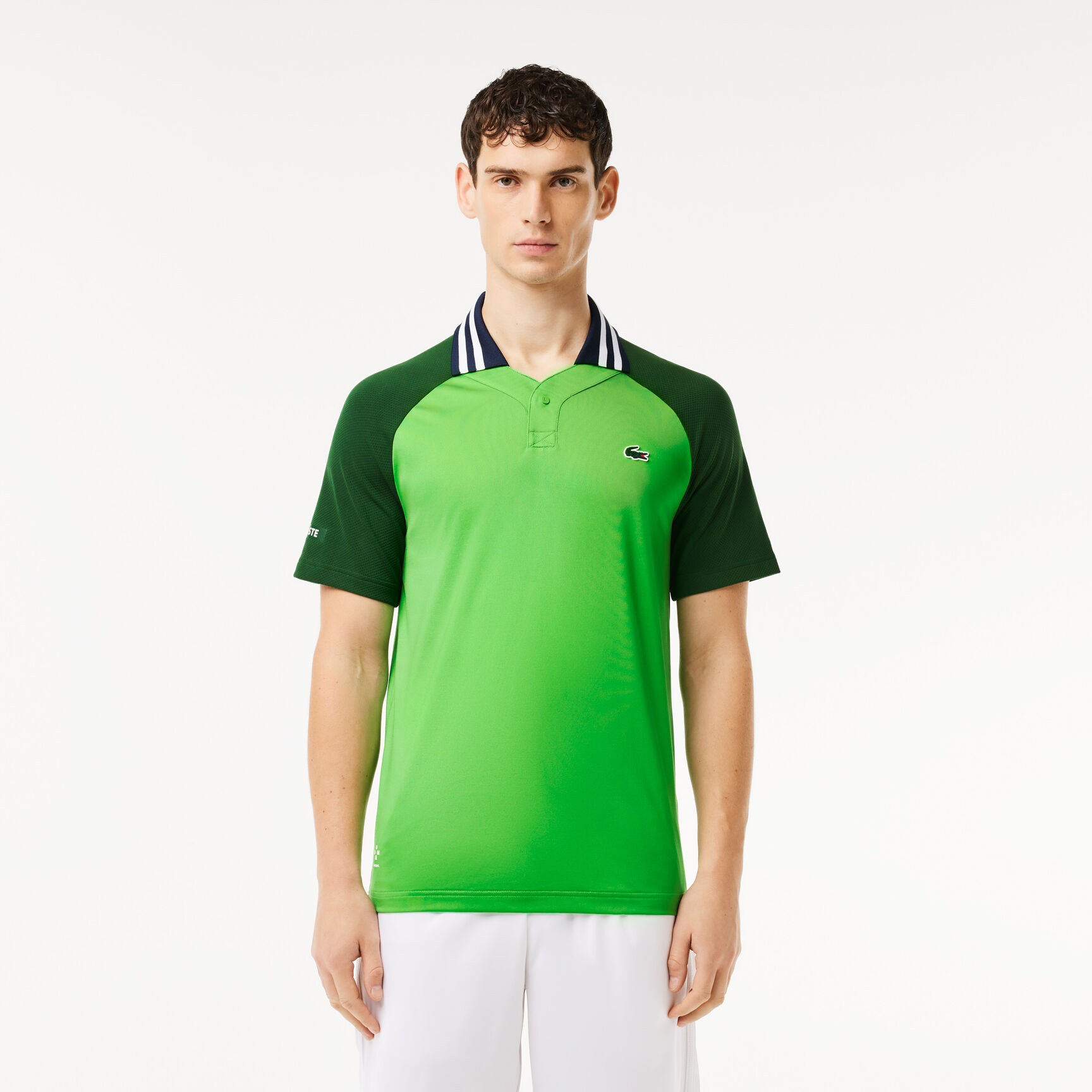 قميص بولو للتنس من لاكوست × دانييل ميدفيديف Lacoste x Daniil Medvedev Ultra-Dry Tennis Polo Shirt - DH7381-00-IUX