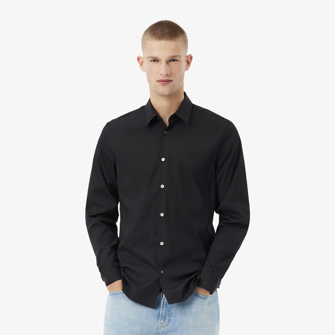 Slim Fit Stretch Poplin Shirt - CH5253-00-031