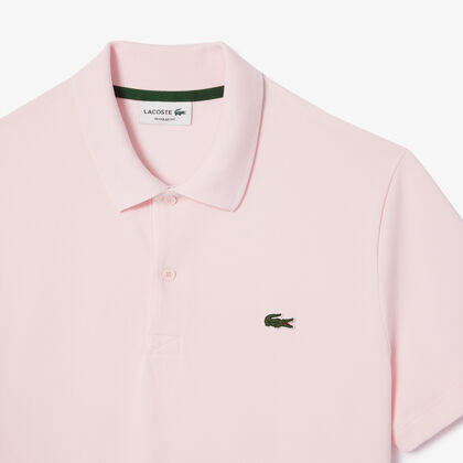 lacoste regular fit cotton polyester polo shirt