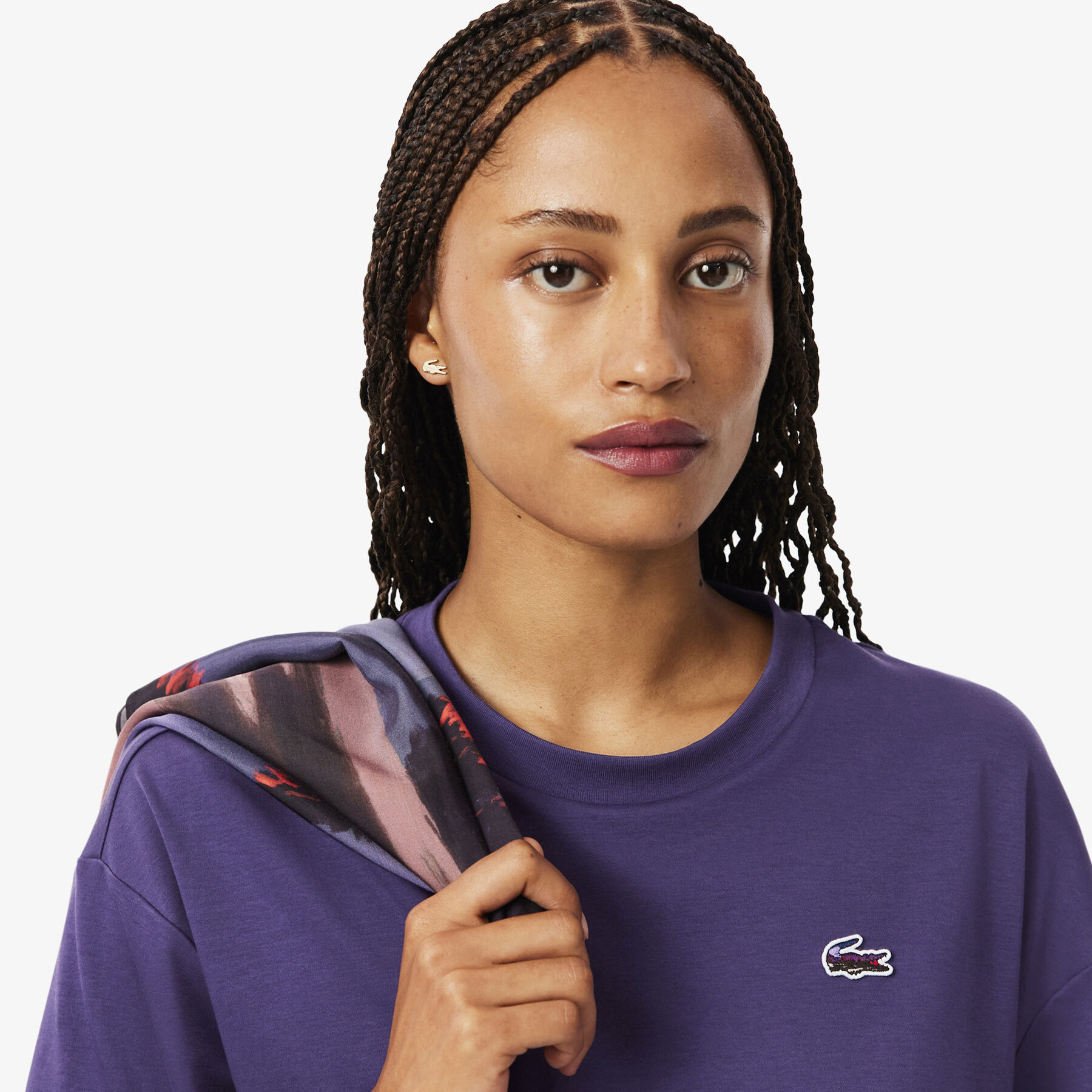lacoste relaxed fit landscape crocodile t shirt
