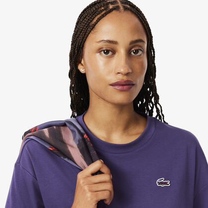 تي شيرت مريح بنقشة تمساح تي شيرت مريح بنقشة تمساح