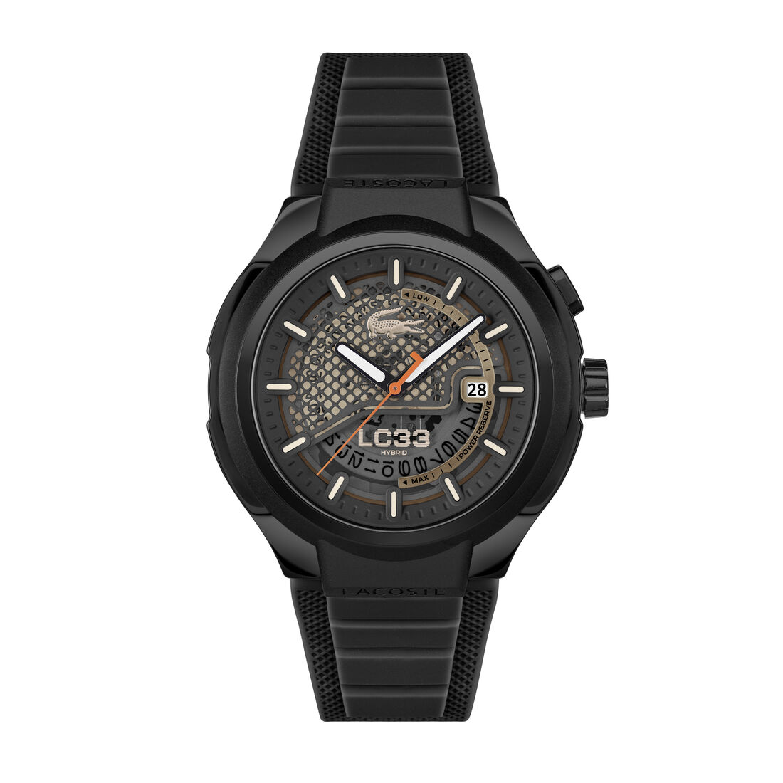 LC33 Black Silicone Watch - 2011468-BLK