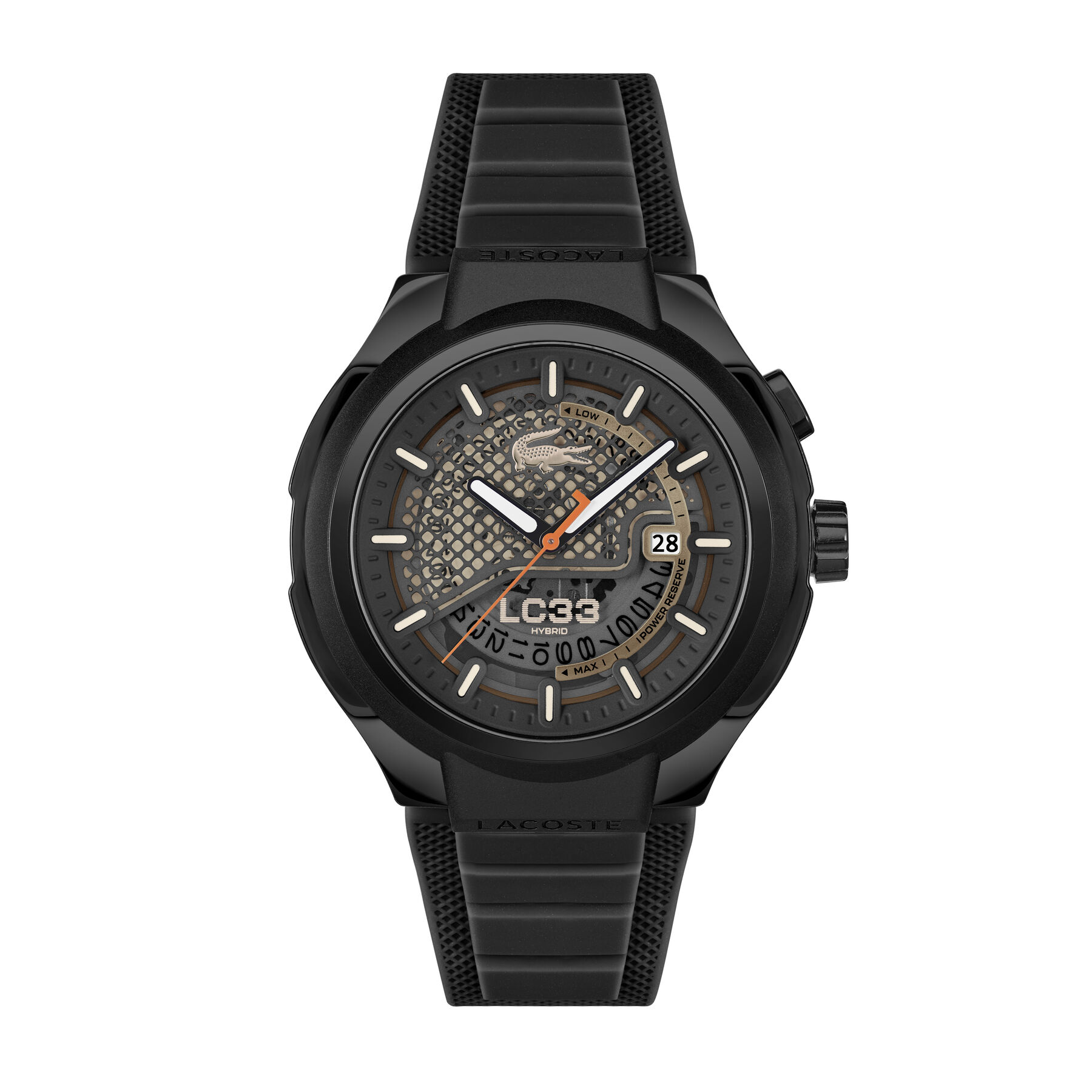 LC33 Black Silicone Watch lacoste lc33 black silicone watch