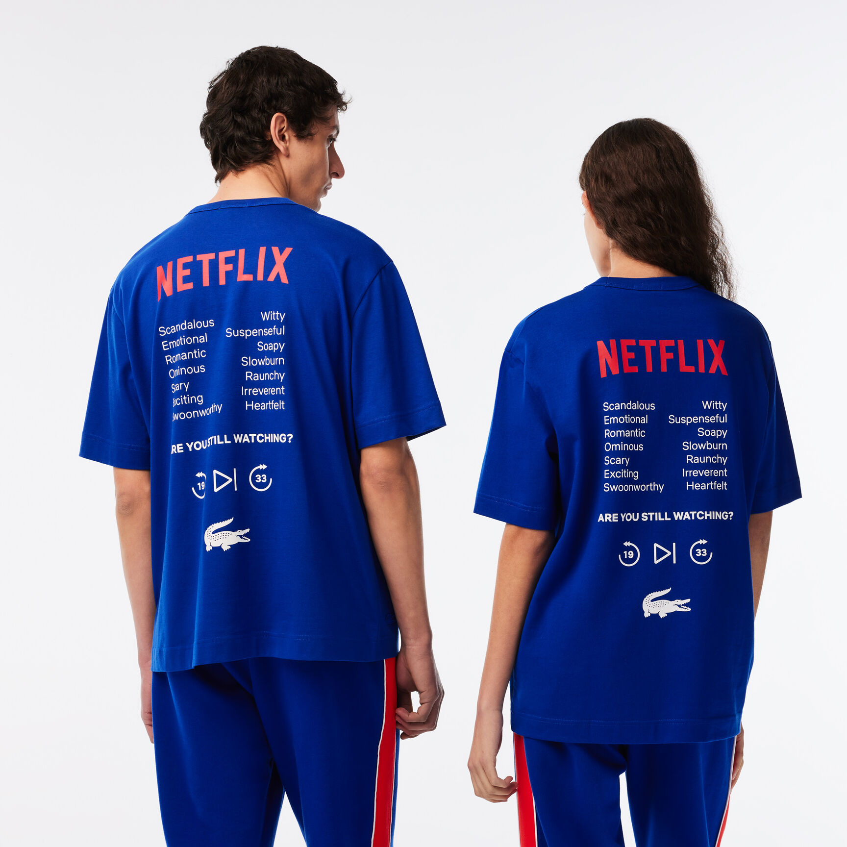 Unisex Lacoste x Netflix Loose Fit Organic Cotton T-shirt Unisex Lacoste x Netflix Loose Fit Organic Cotton T-shirt