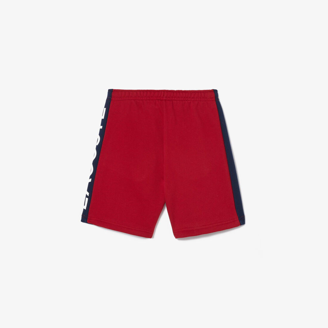 شورت لاكوست قطن عضوي بخطوط ملونة للأطفال Kids' Lacoste Colour-Stripe Organic Cotton Shorts - GJ5283-00-IQF