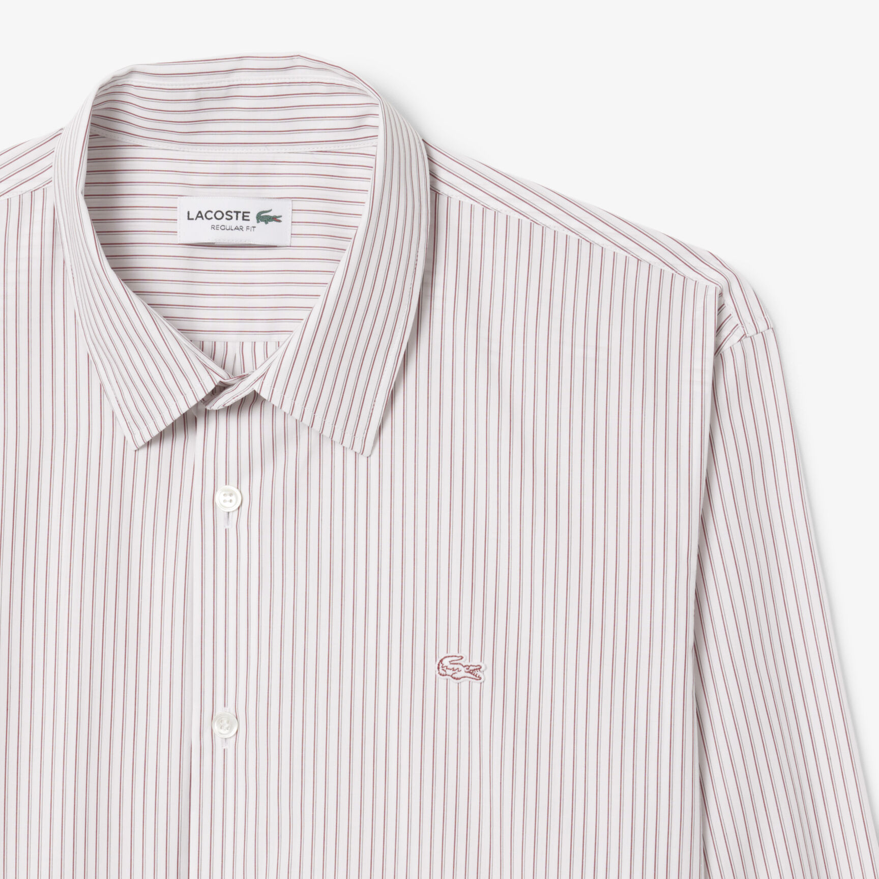 Regular Fit Striped Poplin Shirt Regular Fit Striped Poplin Shirt - CH9087-00-7I4