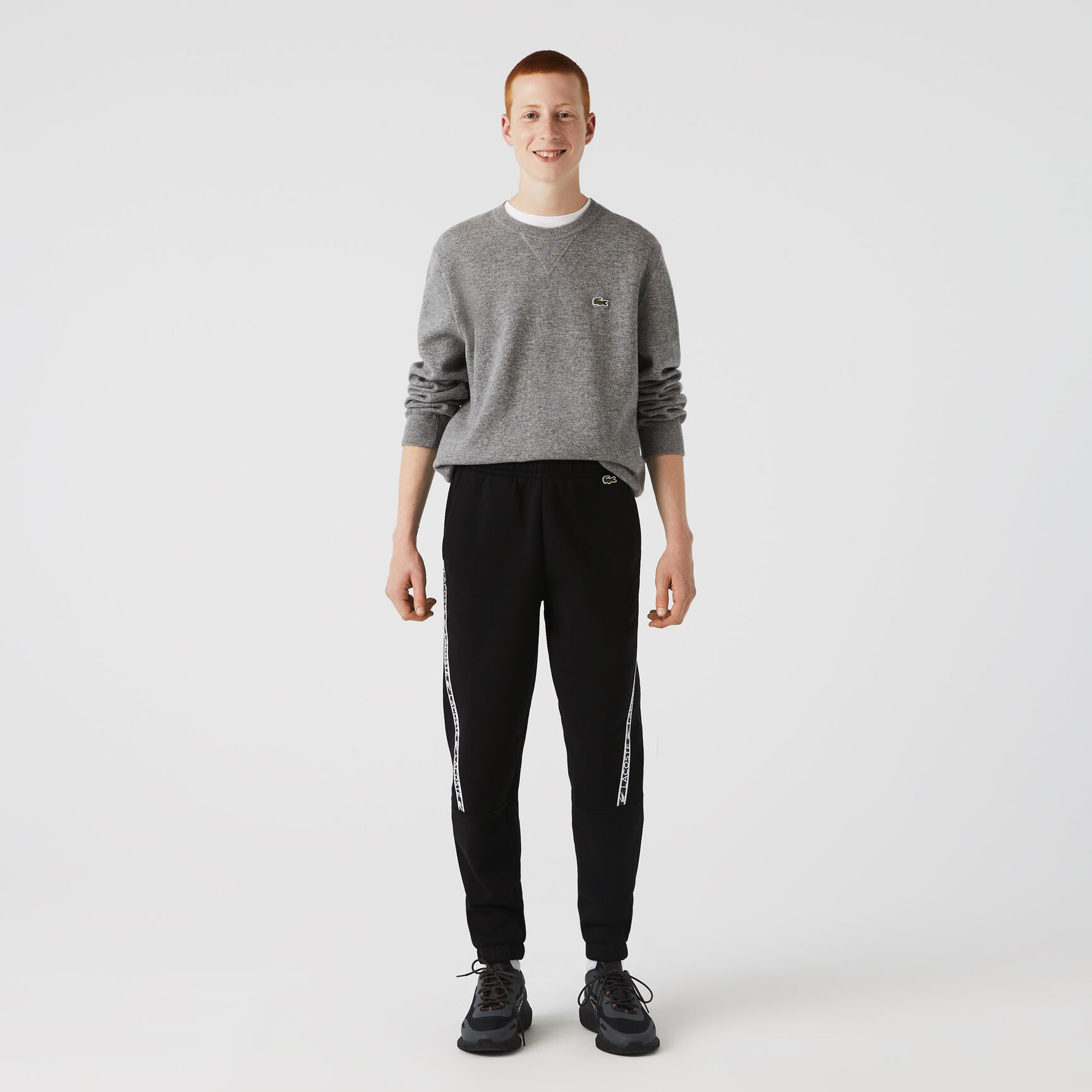 Men's Lacoste Printed Bands Trackpants