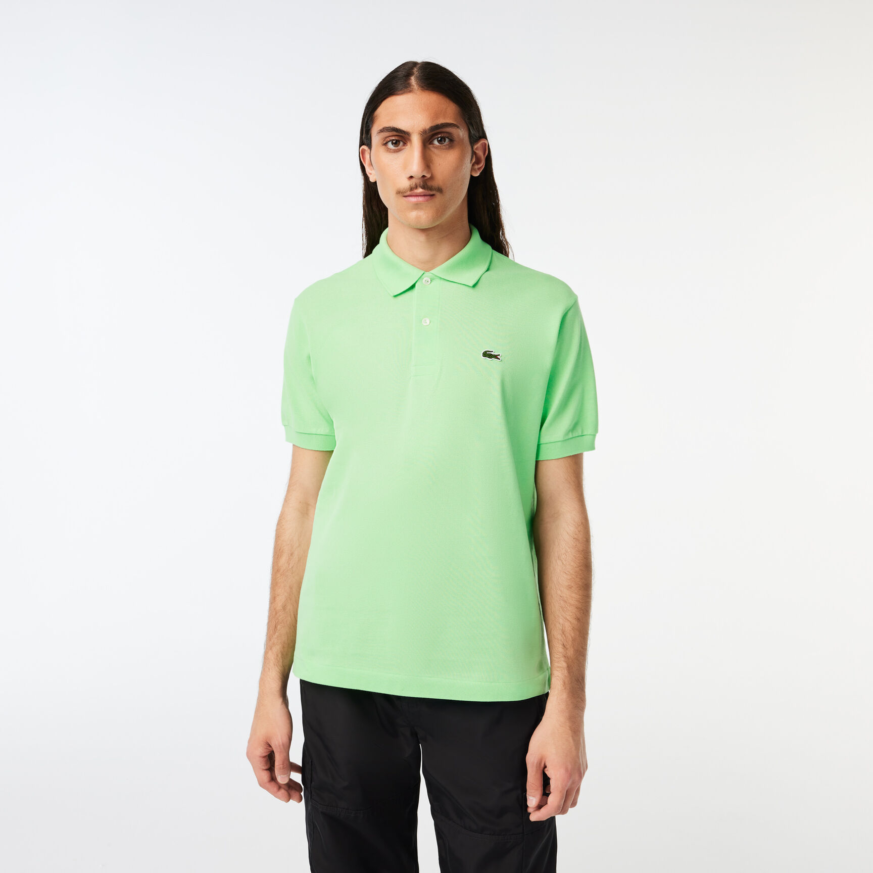 قميص بولو كلاسيكي L.12.12 أصلي Original L.12.12 petit Pique cotton Polo Shirt - L1212-00-0VZ