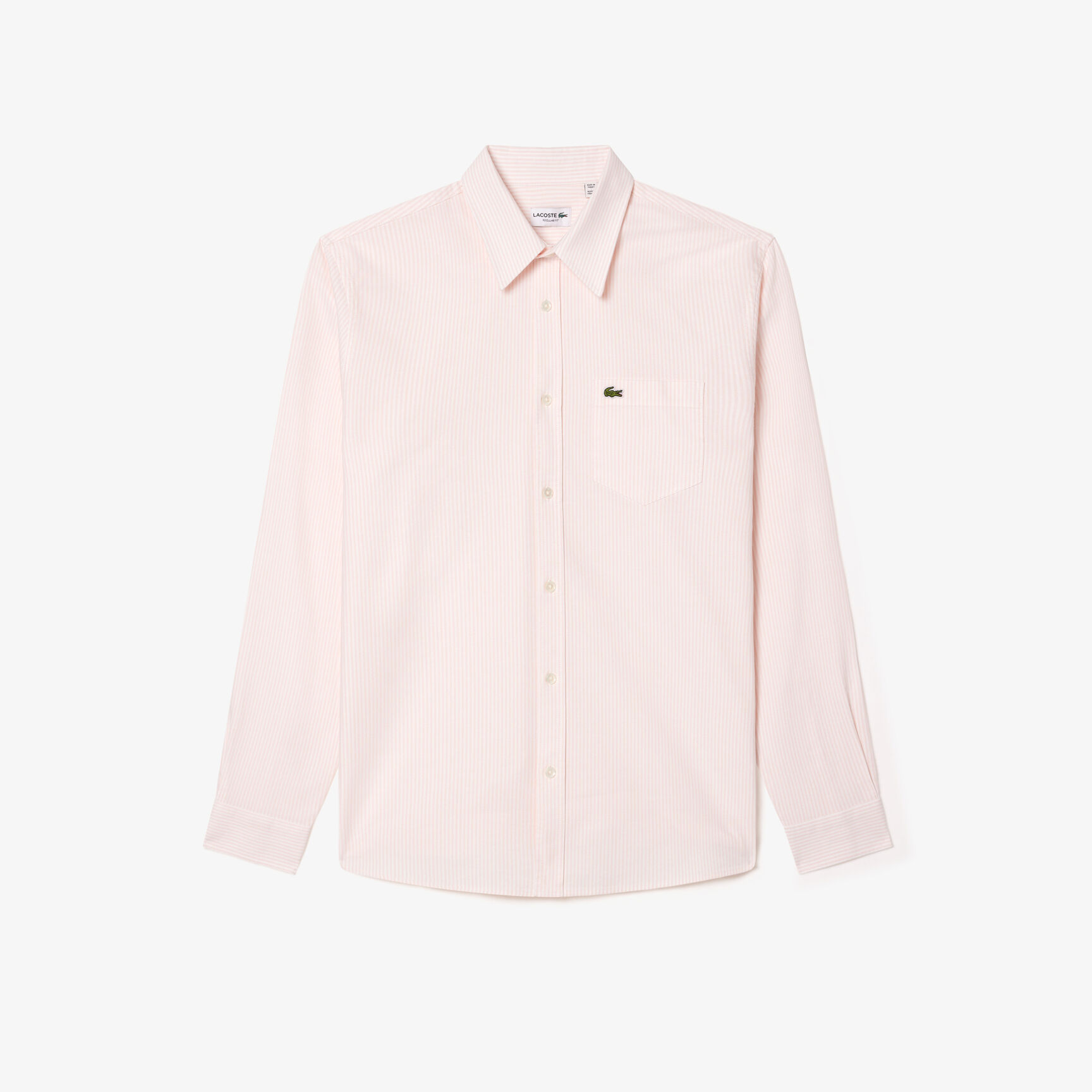 Regular Fit Striped Oxford Shirt Striped Oxford Cotton Shirt with Pocket - CH5625-00-99P