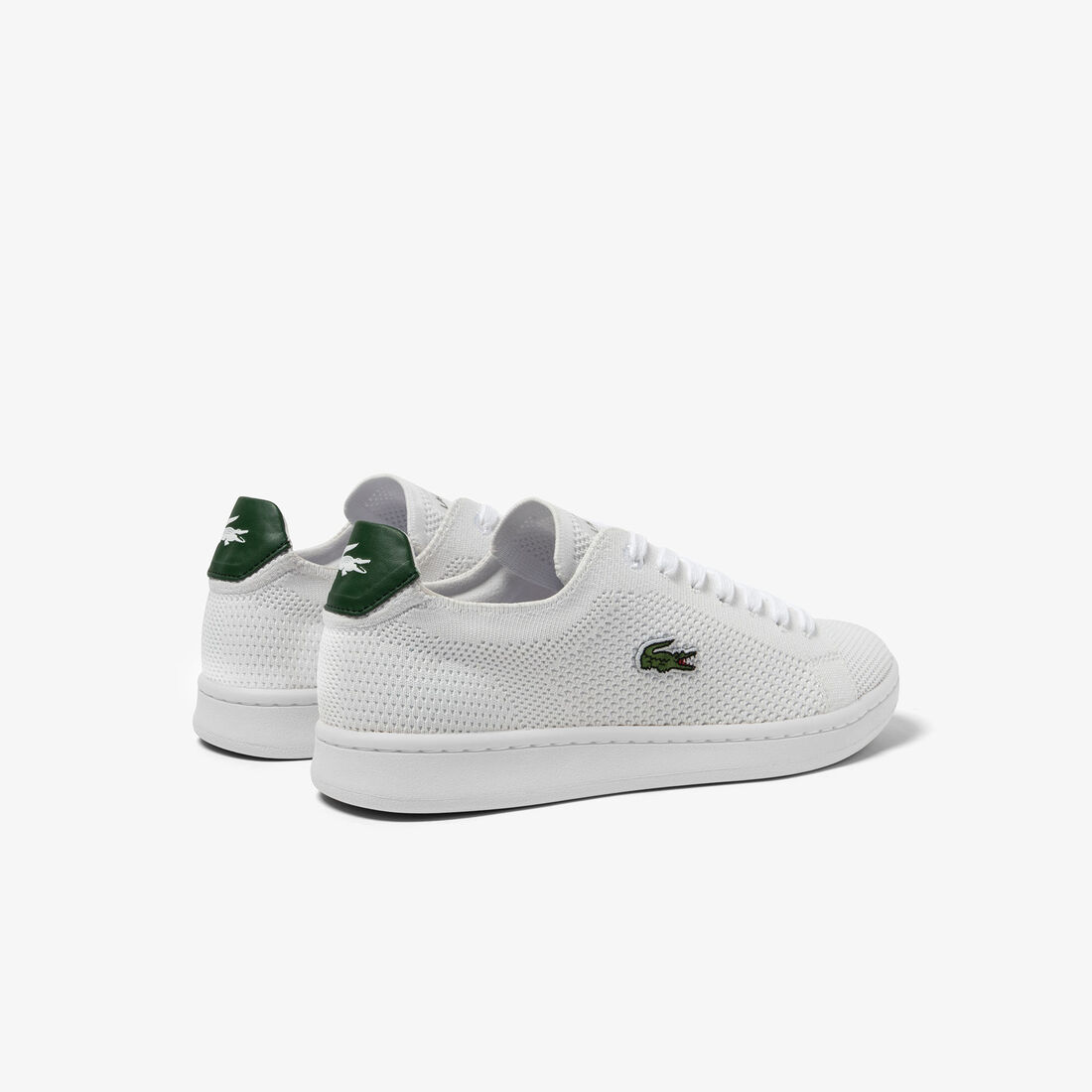 Women's Lacoste Carnaby Pique Textile Heel Pop Trainers Women's Lacoste Carnaby Pique Textile Heel Pop Trainers - 45SFA0021-082