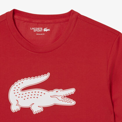 lacoste ultra dry xxl logo sport t shirt