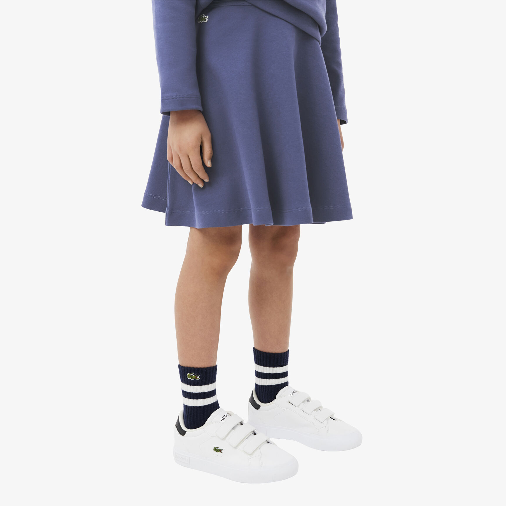 تنورة متشابكة بخصر مطاطي Elastic Waist Interlock Skirt - JJ8441-00-I1M